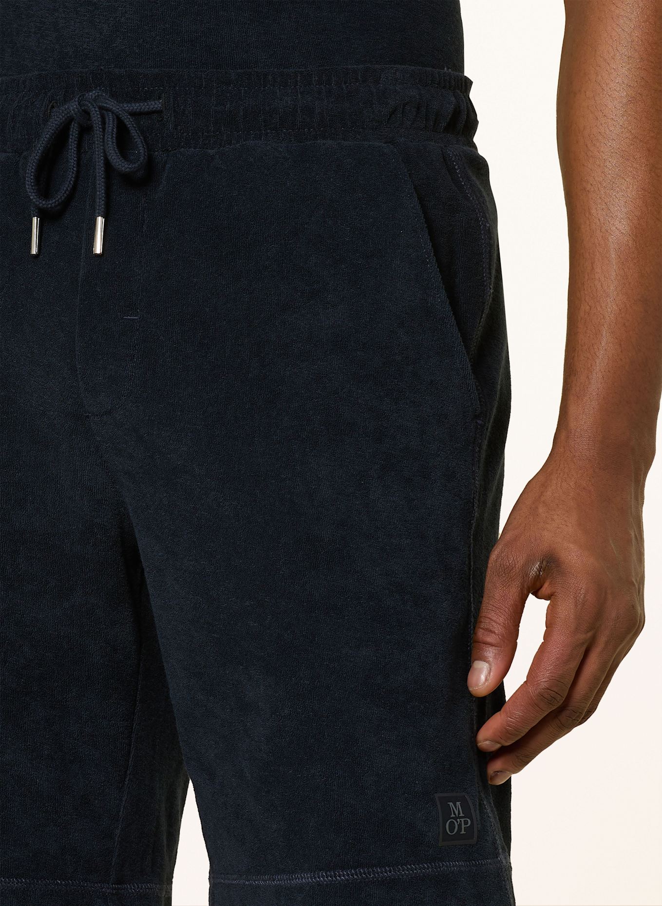 Marc O'Polo Frotteeshorts: DUNKELBLAU