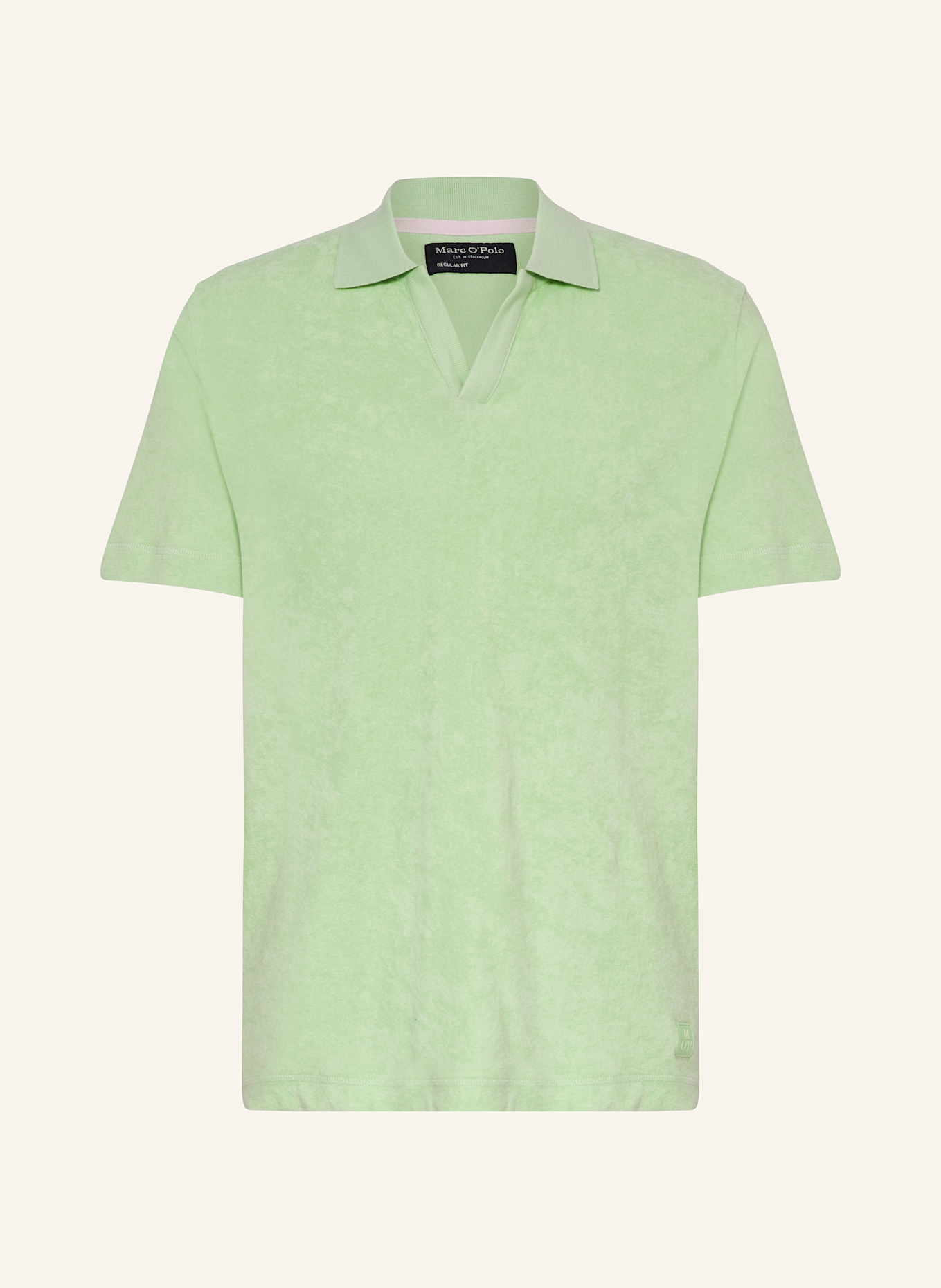 Marc O'Polo Frottee-Poloshirt Regular Fit: MINT