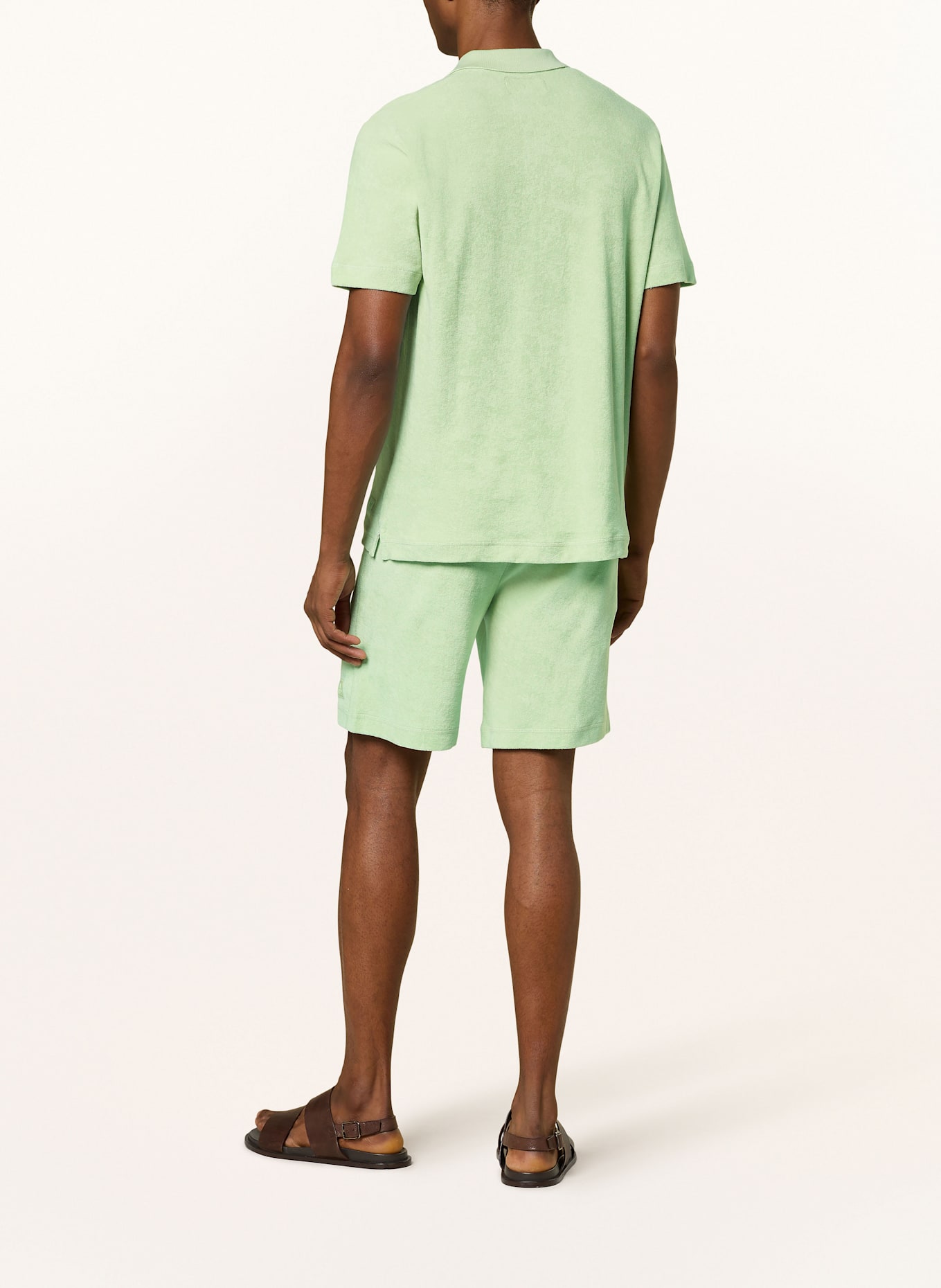 Marc O'Polo Frottee-Poloshirt Regular Fit: MINT