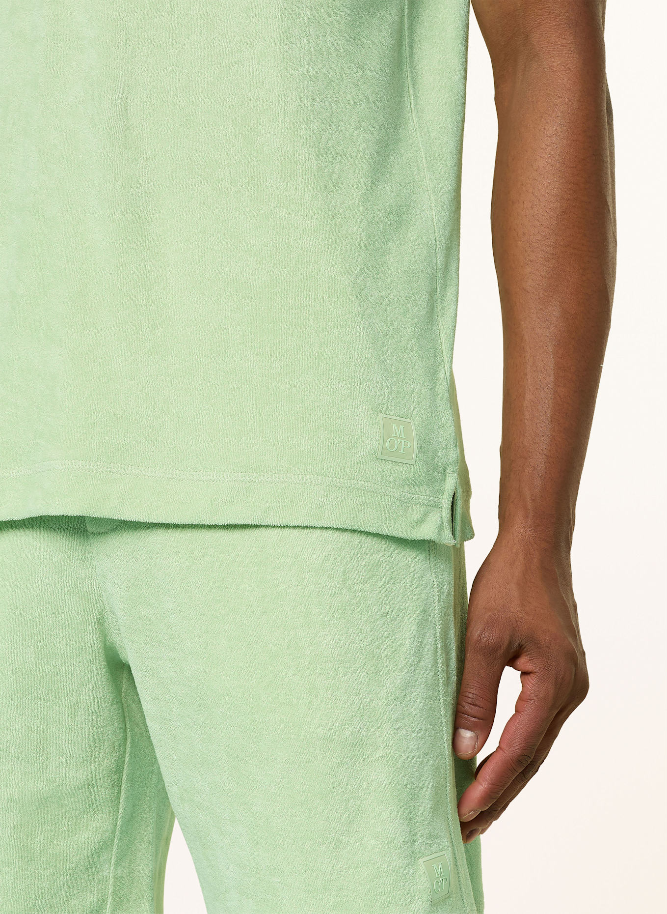 Marc O'Polo Frottee-Poloshirt Regular Fit: MINT