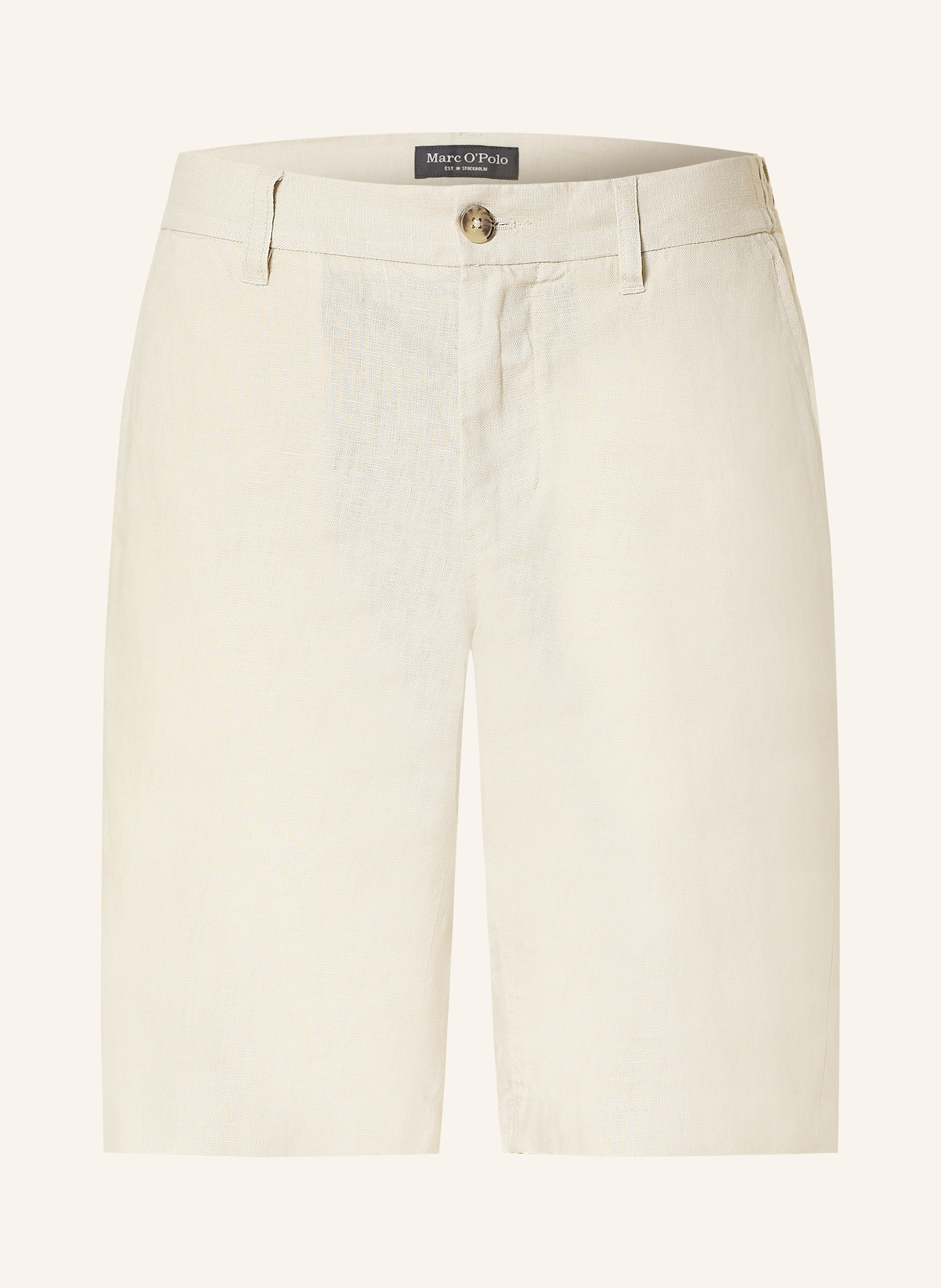 Marc O'Polo Linen shorts RESO Regular Fit: BEIGE