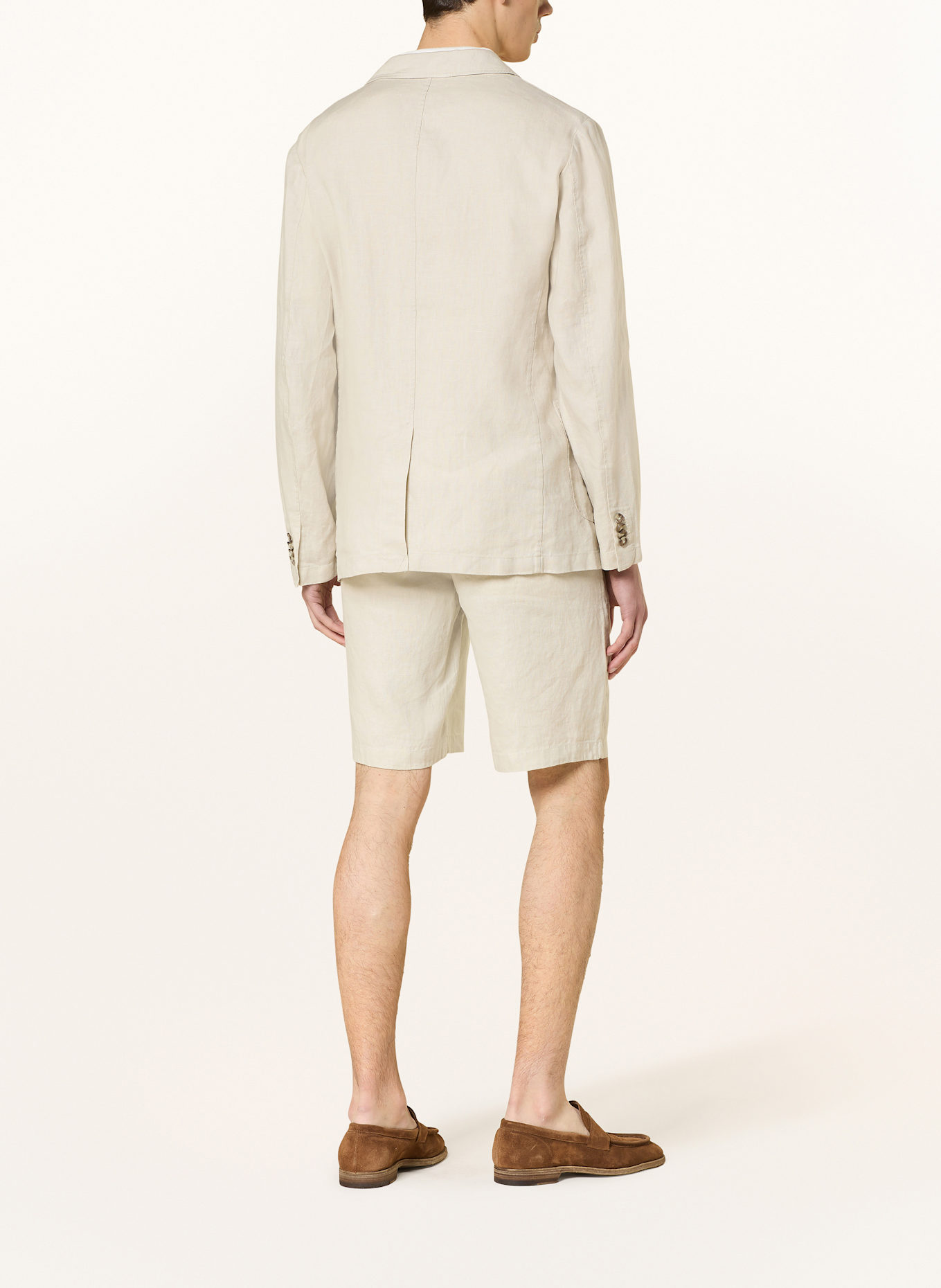 Marc O'Polo Linen shorts RESO Regular Fit: BEIGE