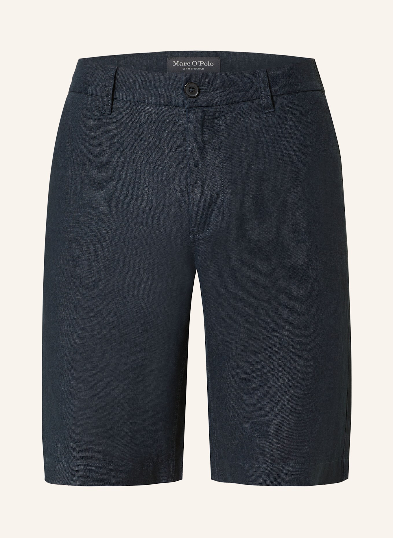 Marc O'Polo Leinenshorts RESO Regular Fit: DUNKELBLAU