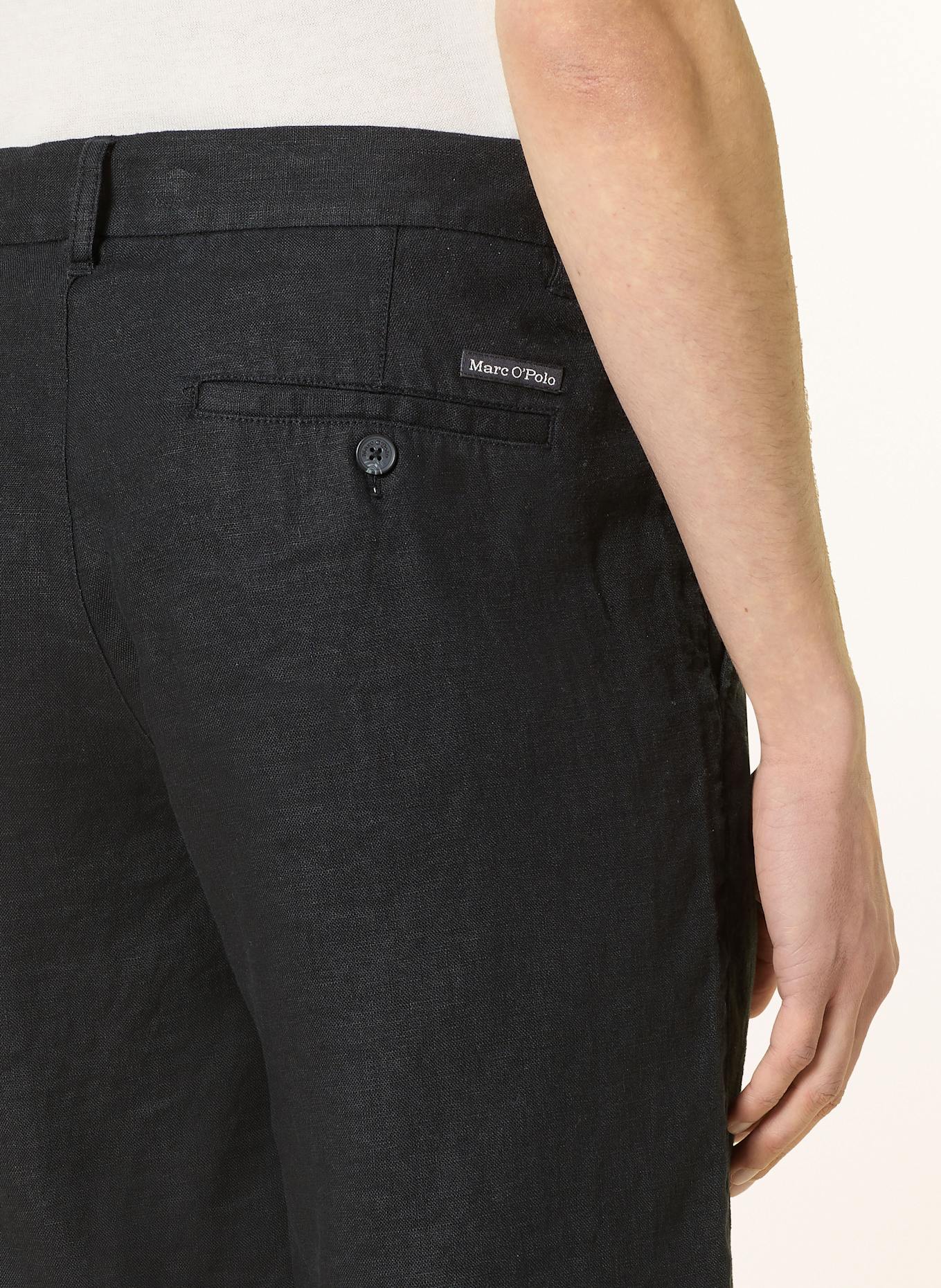 Marc O'Polo Leinenshorts RESO Regular Fit: SCHWARZ