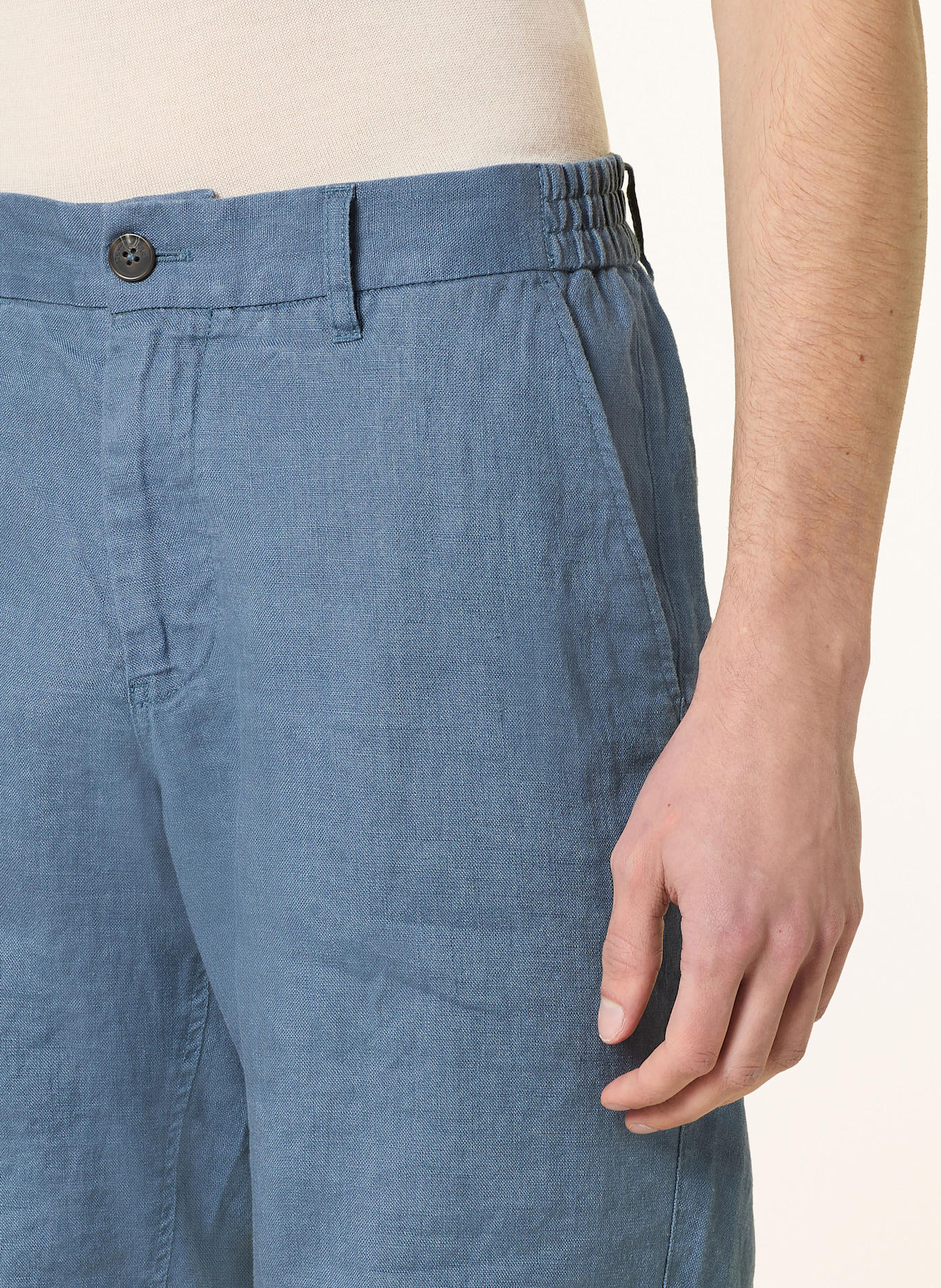 Marc O'Polo Leinenshorts RESO Regular Fit: BLAUGRAU