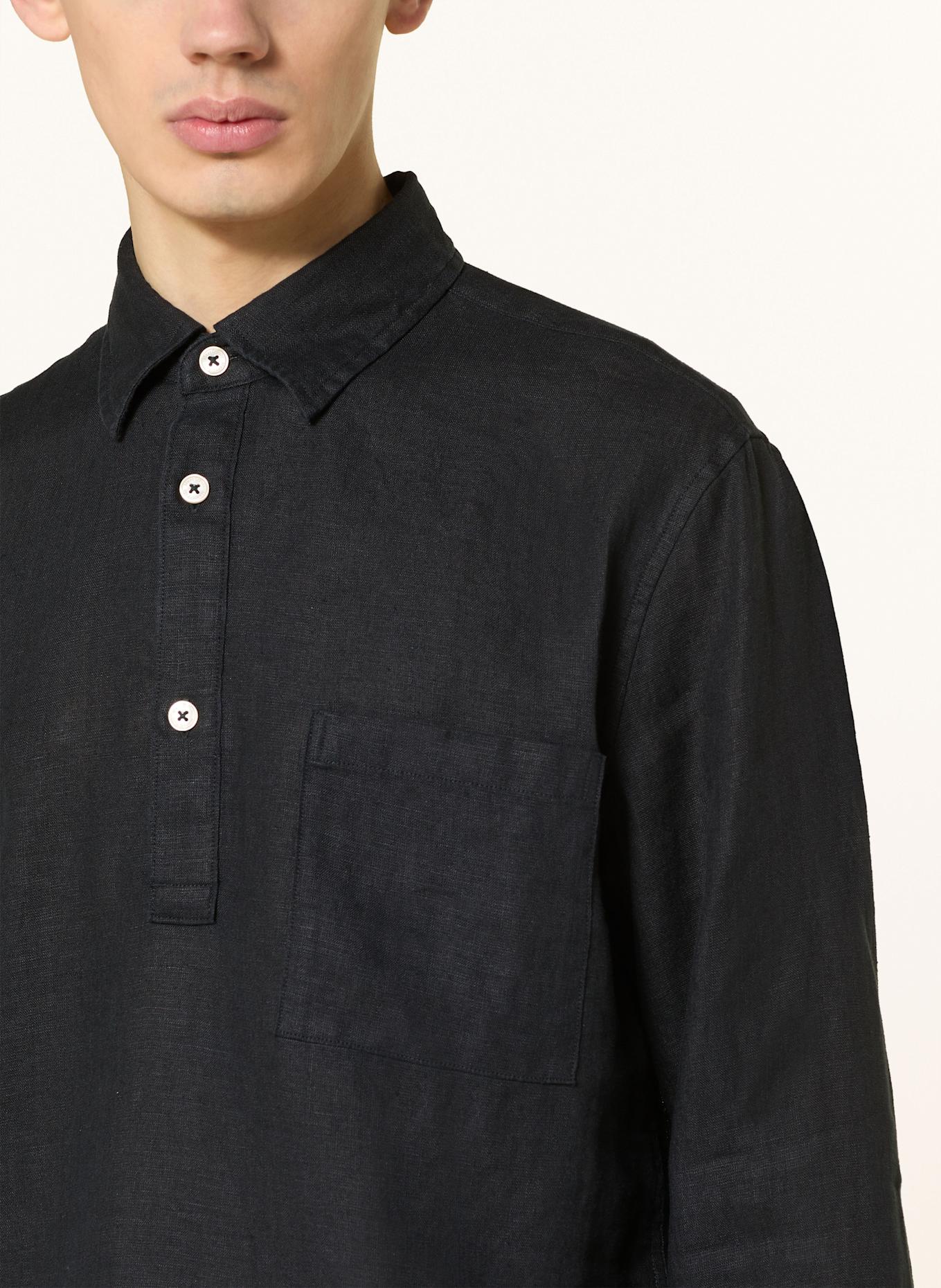 Marc O'Polo Linen shirt regular fit: BLACK