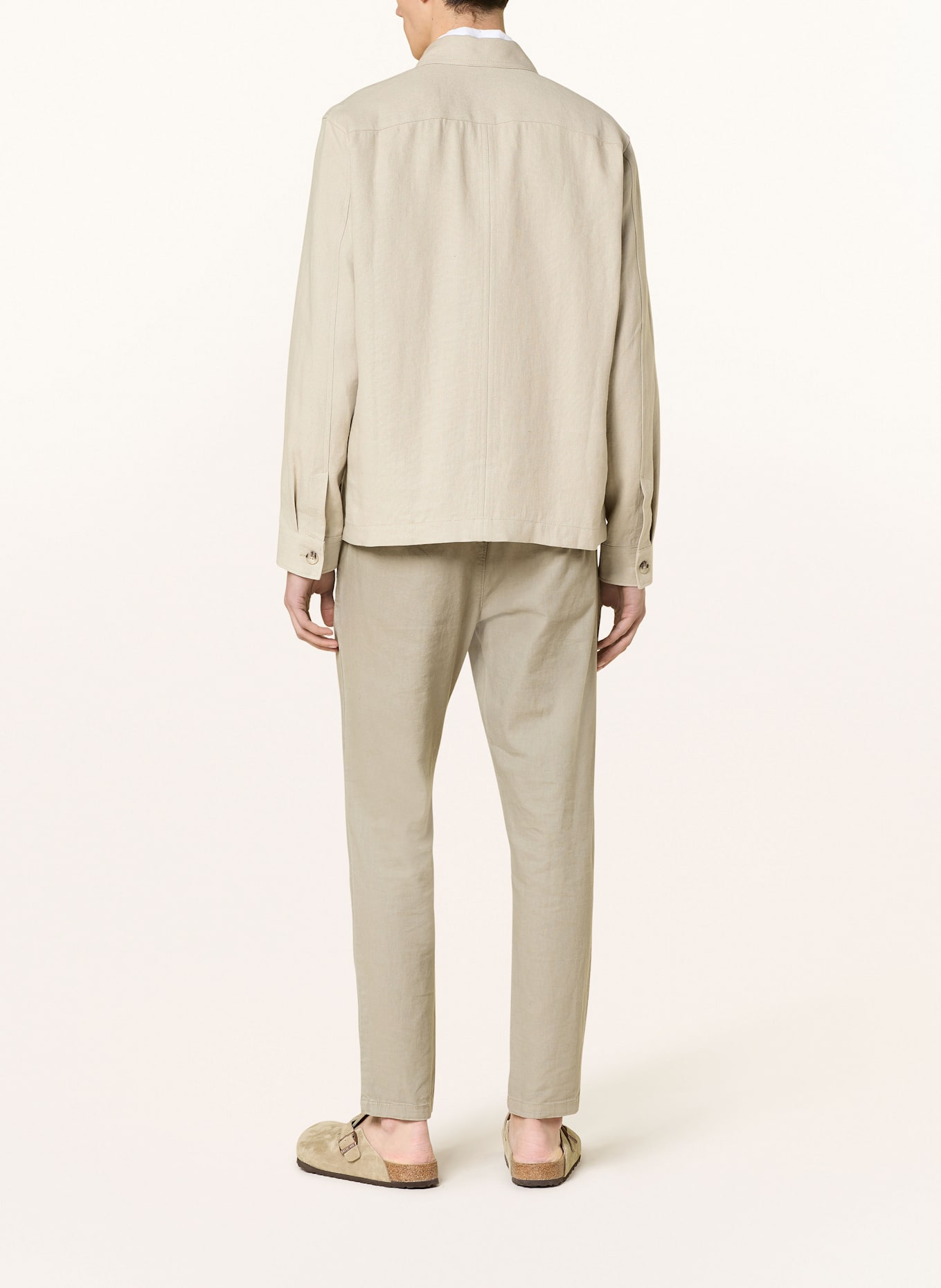 Marc O'Polo Overjacket mit Leinen: BEIGE