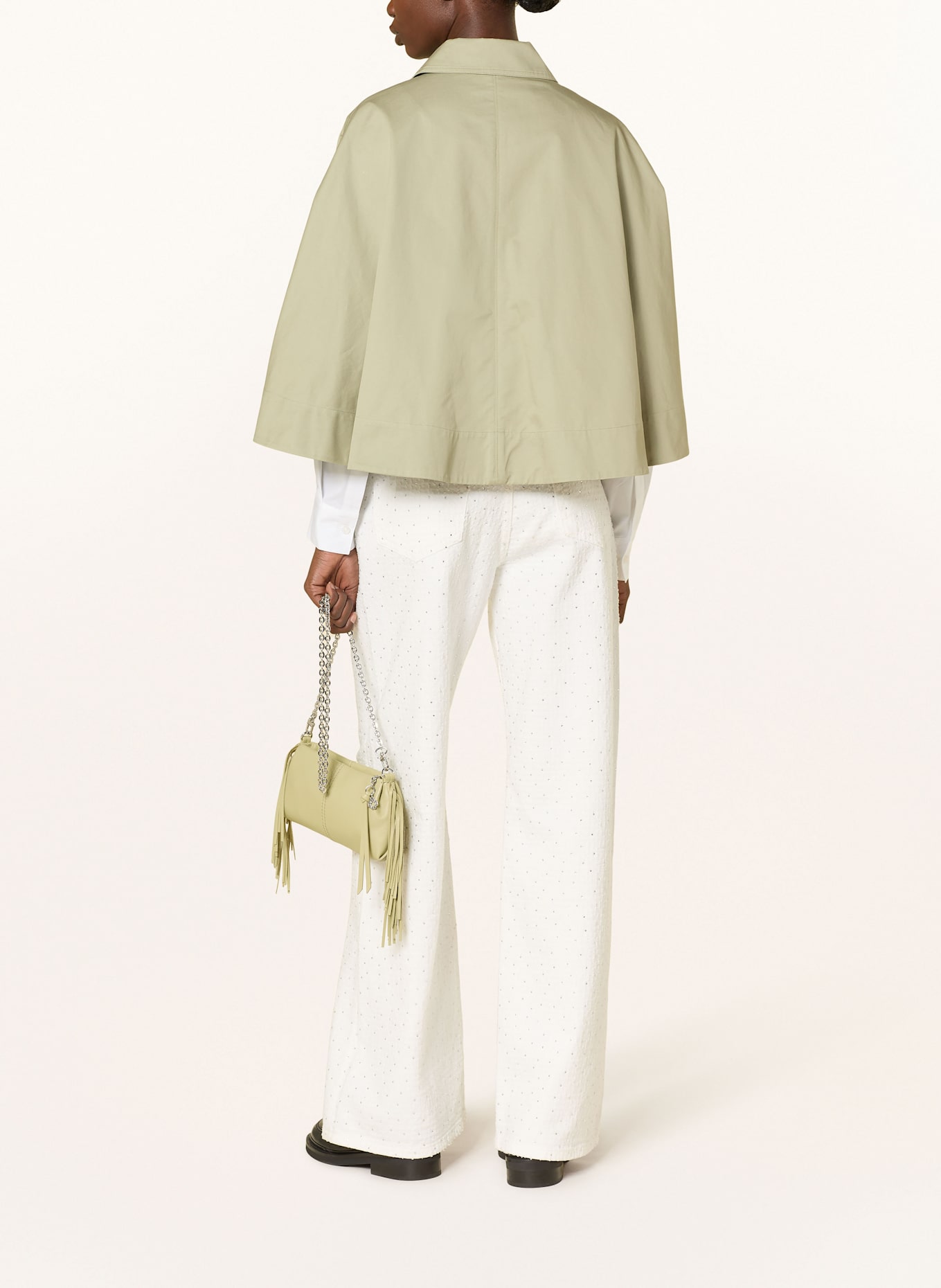 maje Cape: KHAKI