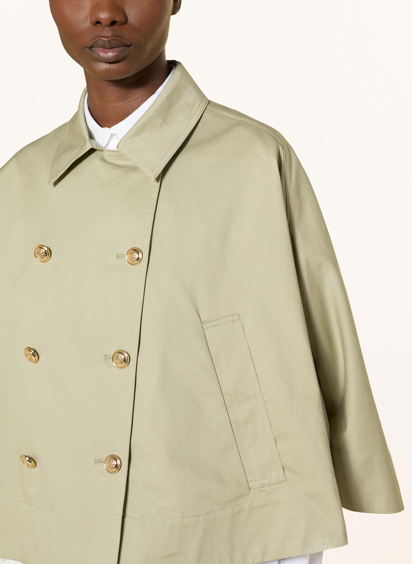 maje Cape: KHAKI