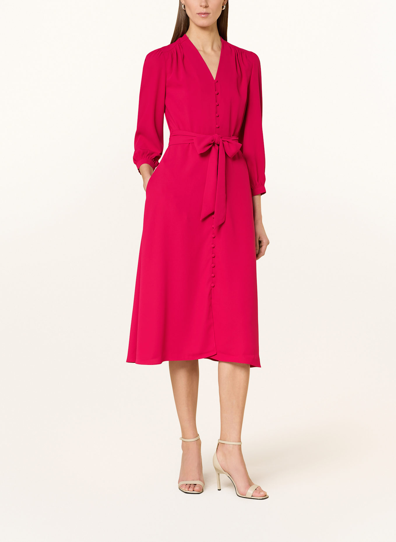 HOBBS MAGNOLIA dress: PINK