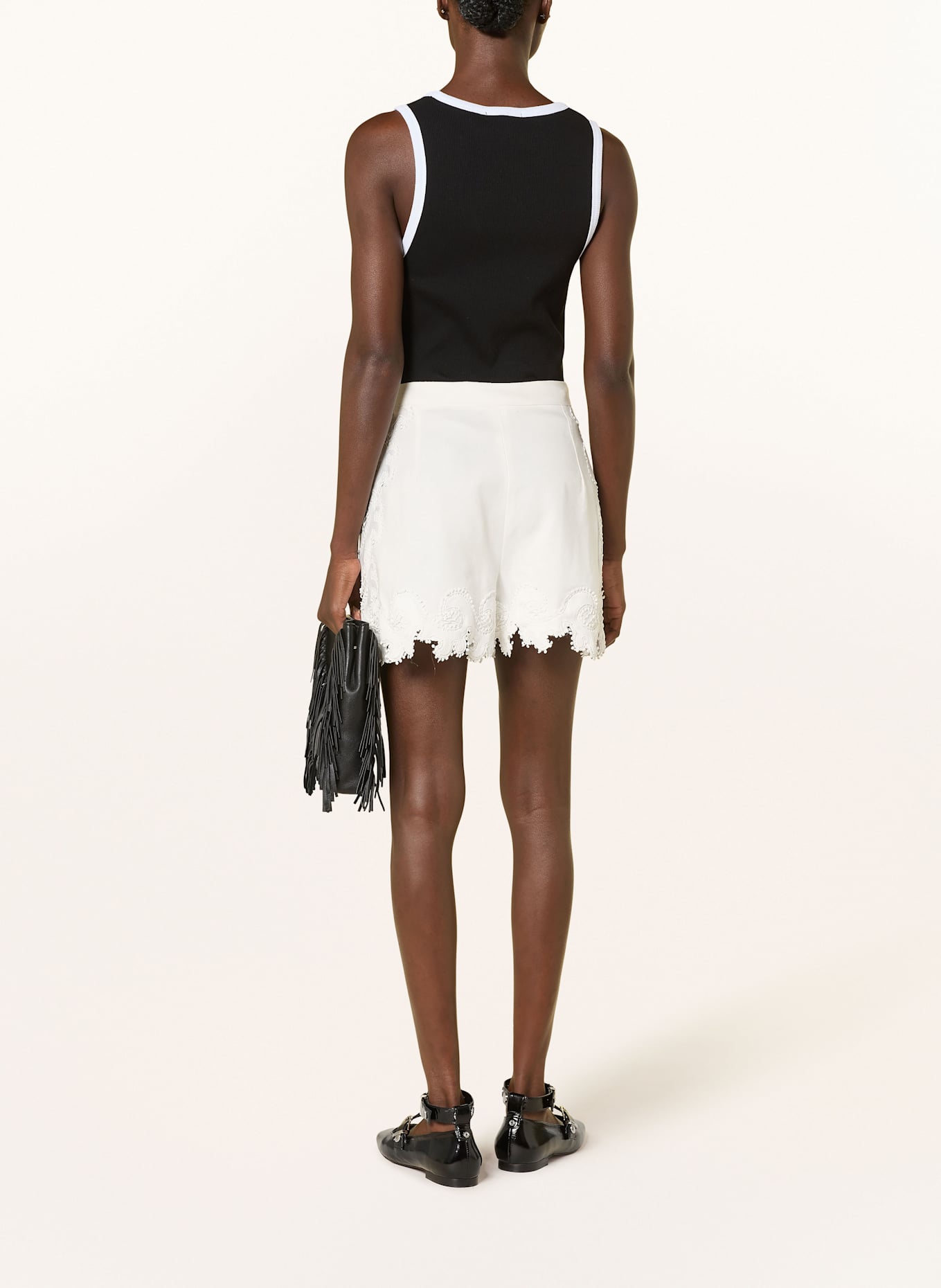 maje Top: SCHWARZ / WEISS