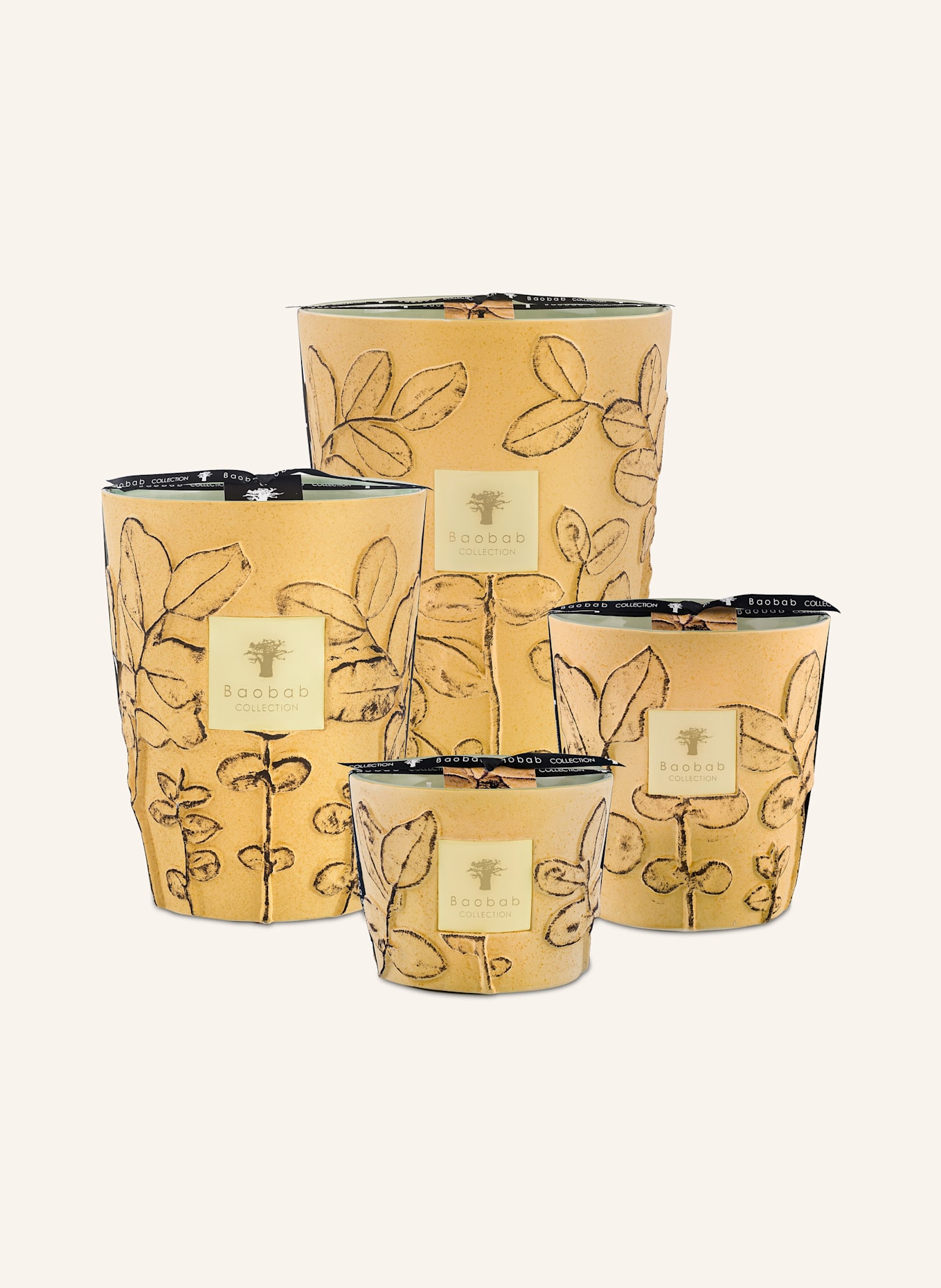 Baobab COLLECTION Duftkerze GARRIGUE: DUNKELGELB