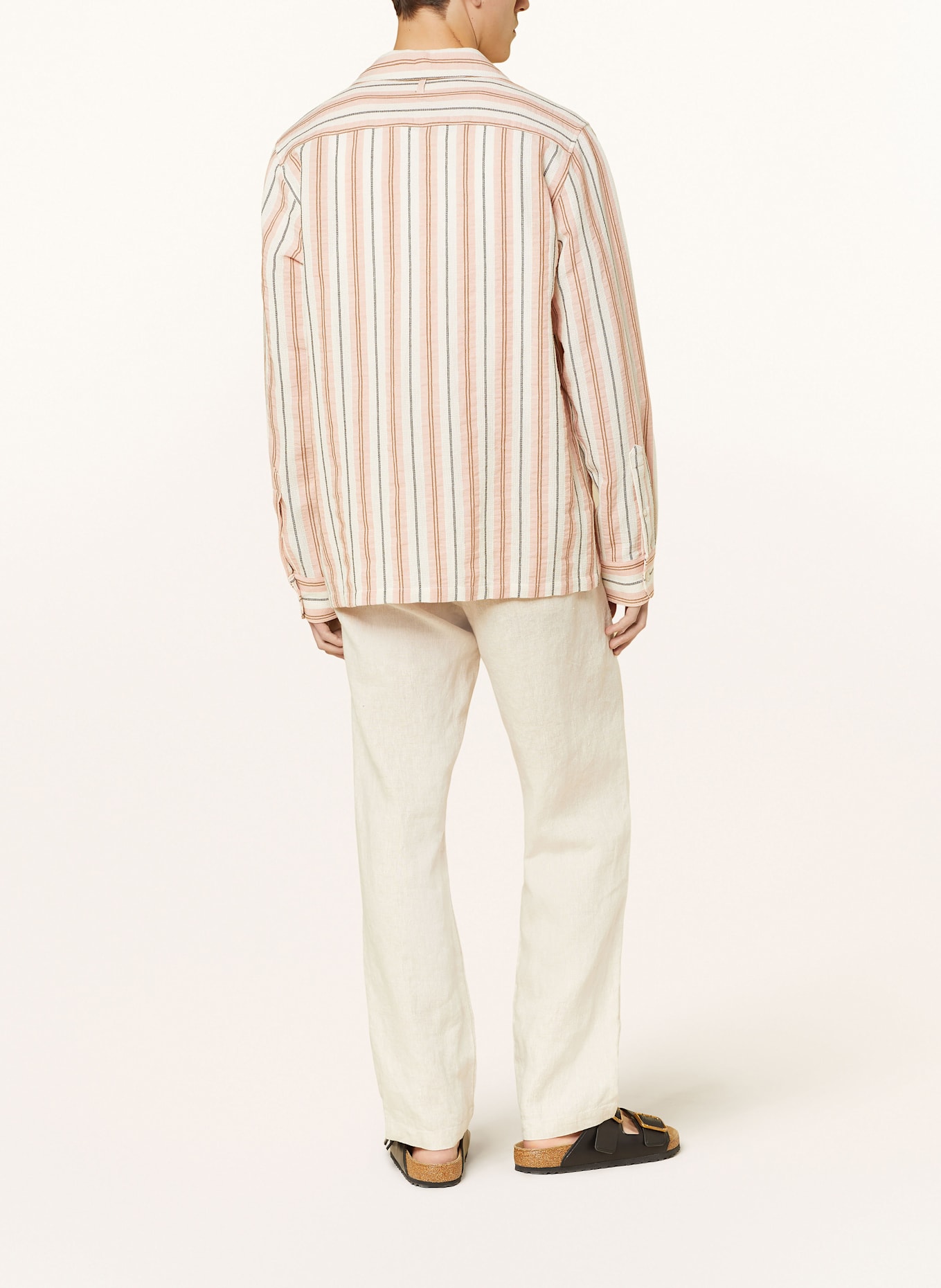 NN.07 Leinenhose ADEN Regular Fit: CREME