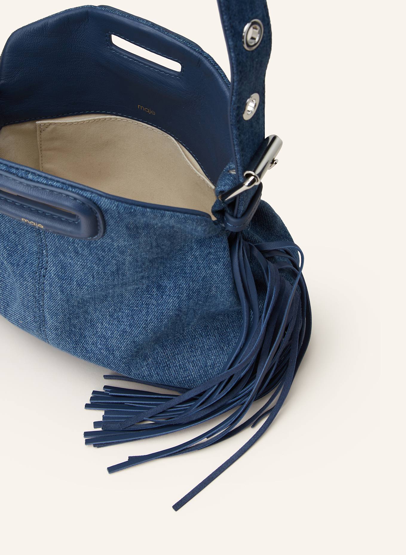 maje Schultertasche: DUNKELBLAU