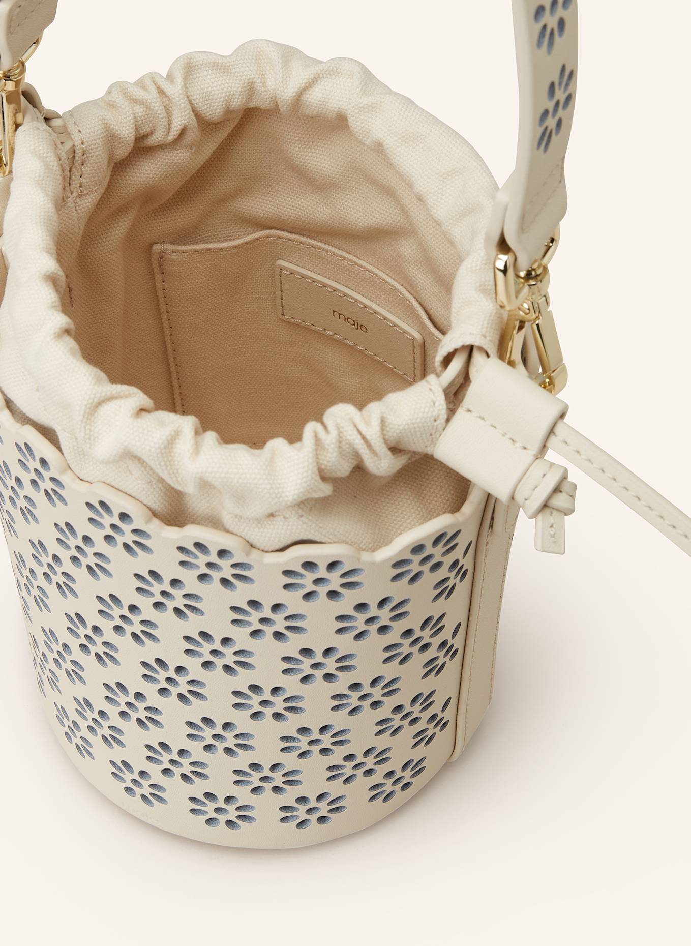 maje Beuteltasche: ECRU