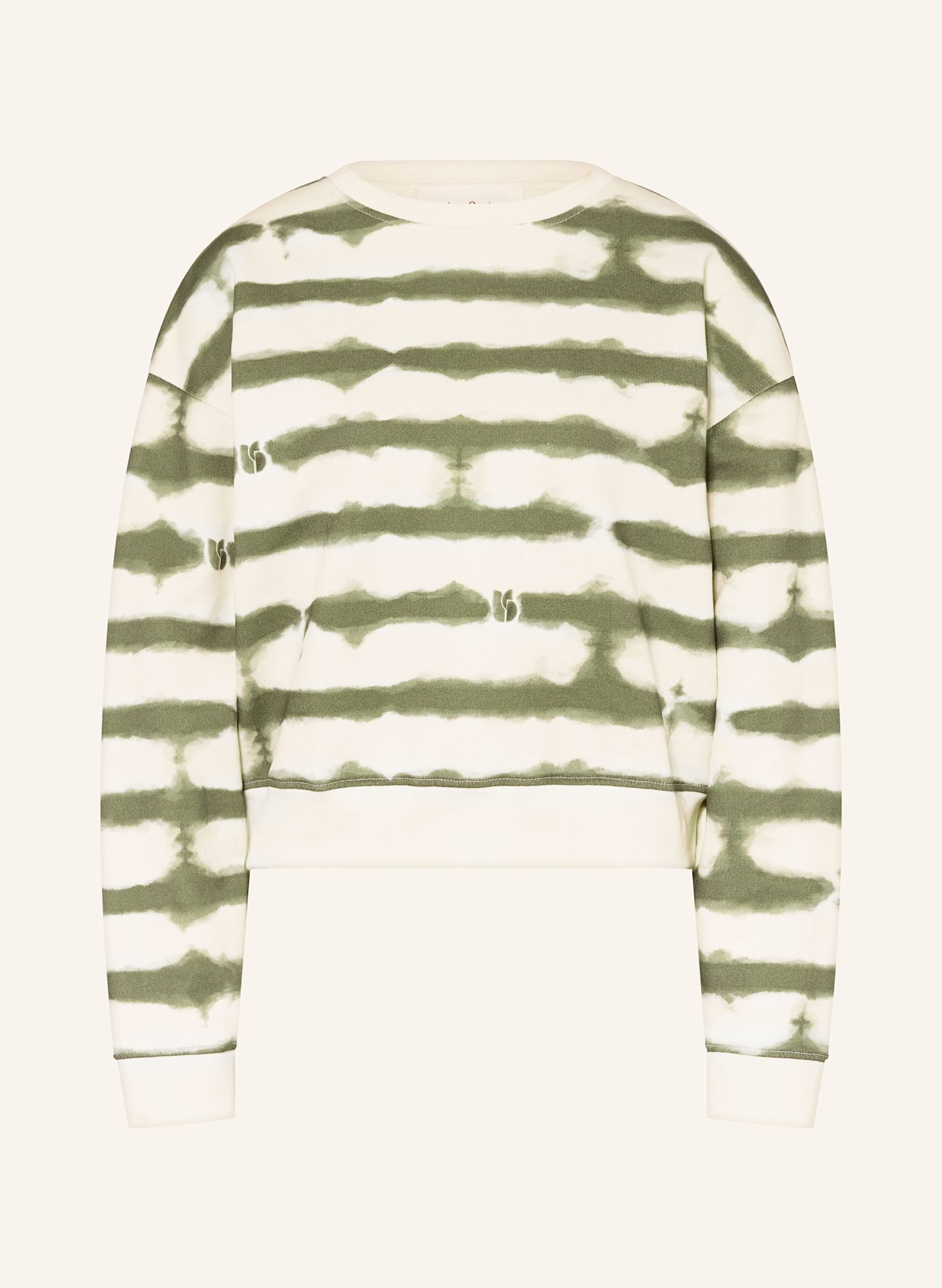 ba&sh Sweatshirt SETE: KHAKI / WEISS