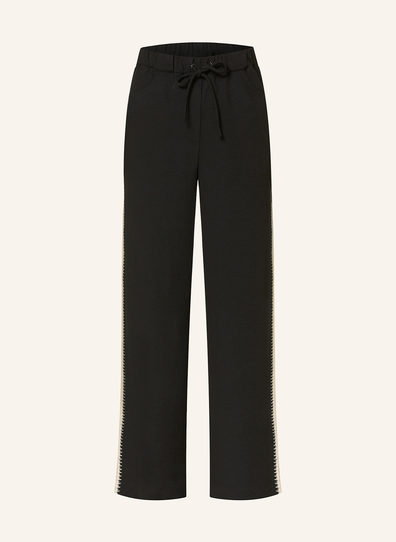 REISS Hose im Jogging-Stil: SCHWARZ