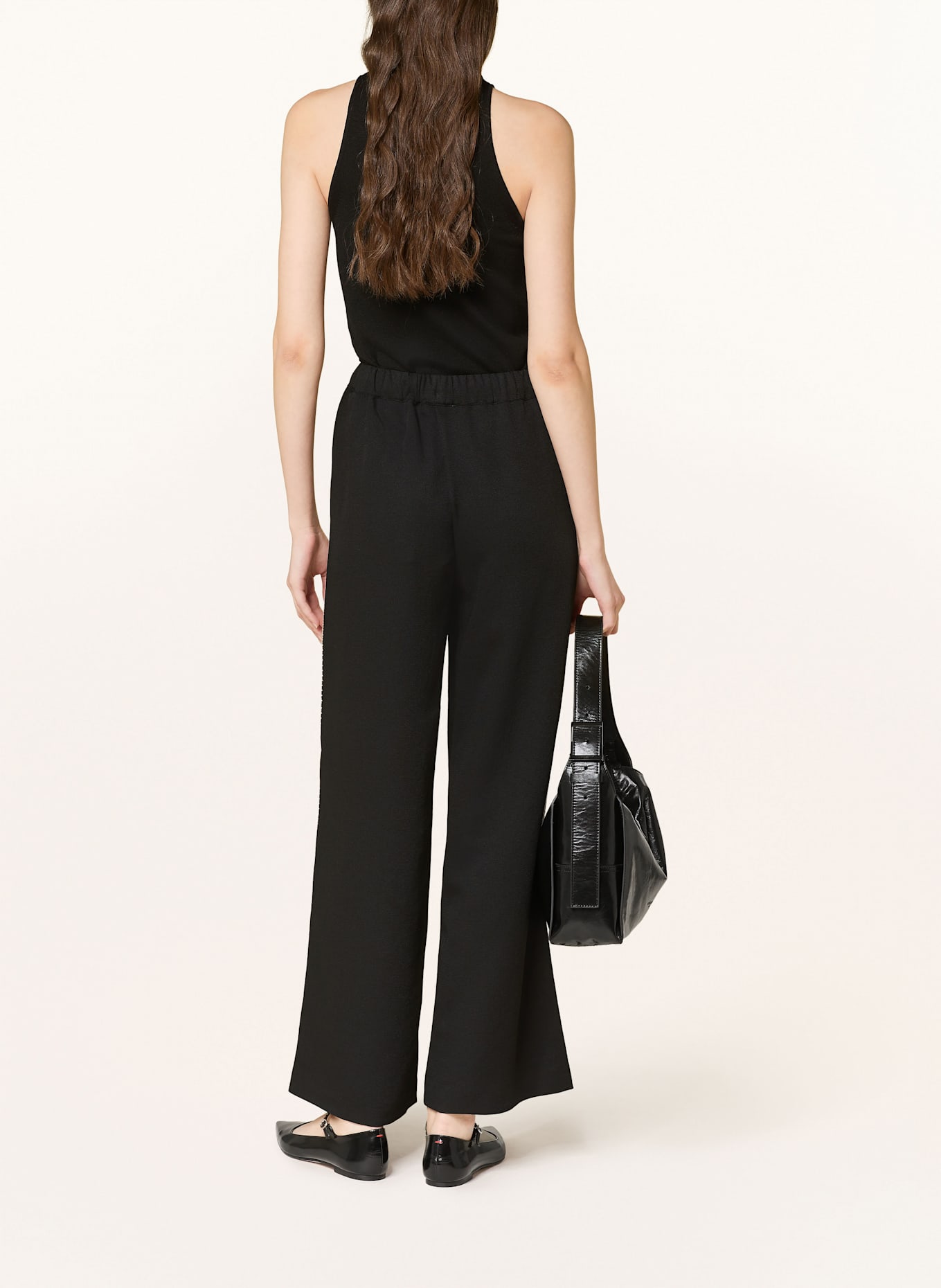 REISS Hose im Jogging-Stil: SCHWARZ