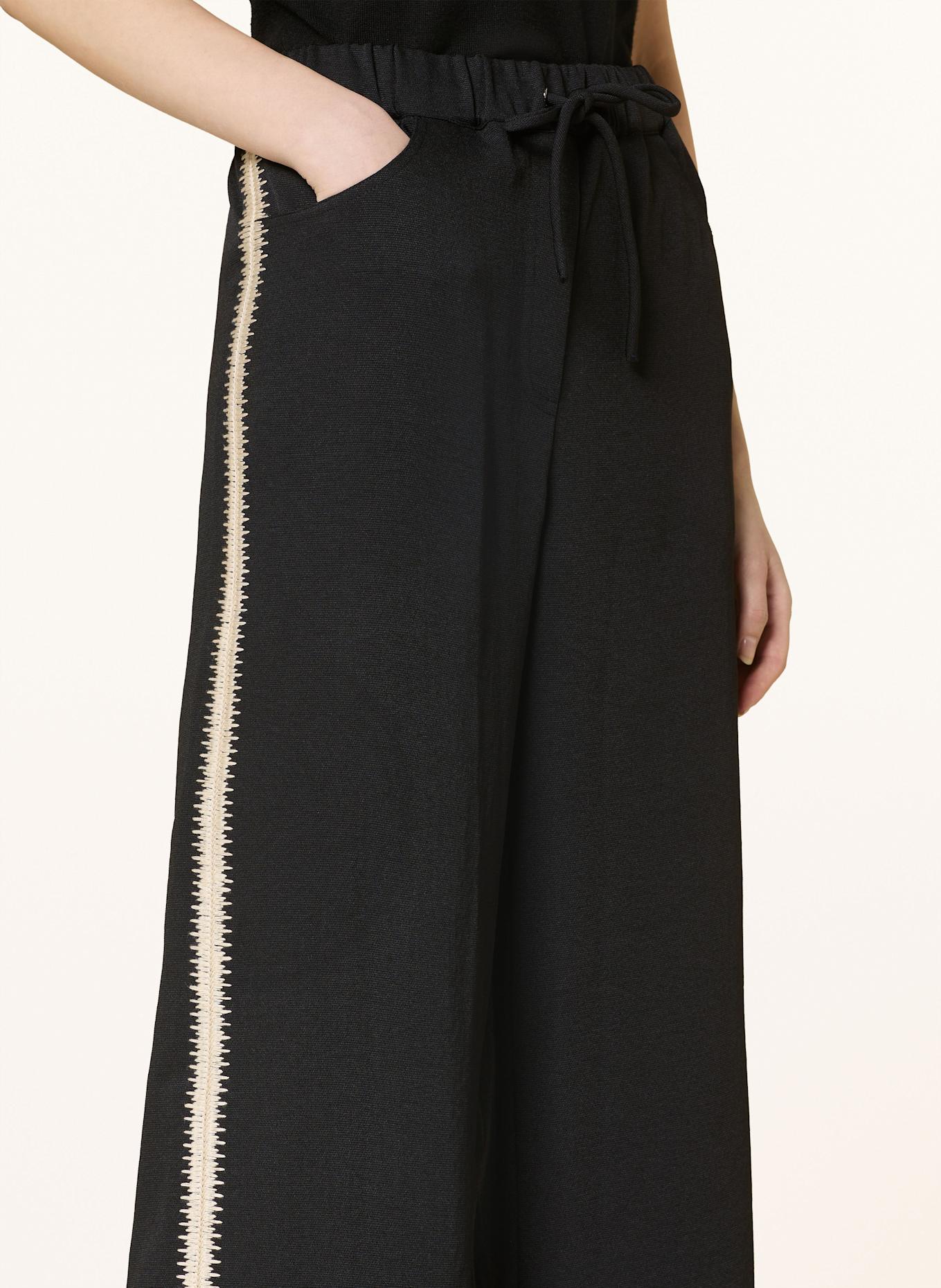 REISS Hose im Jogging-Stil: SCHWARZ