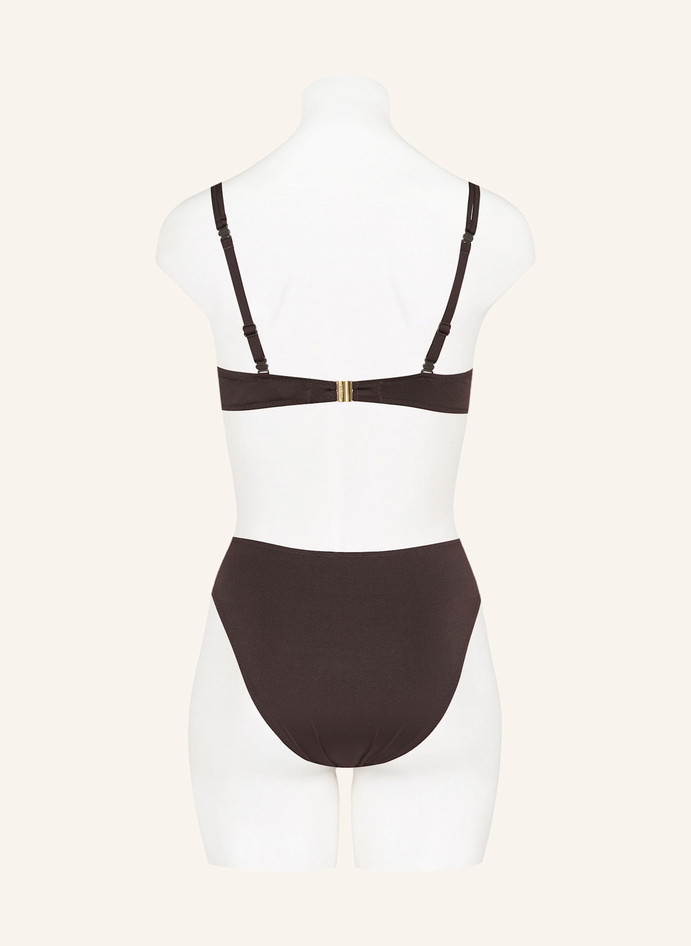 MARIE JO TOMAR basic bikini bottoms: DARK BROWN