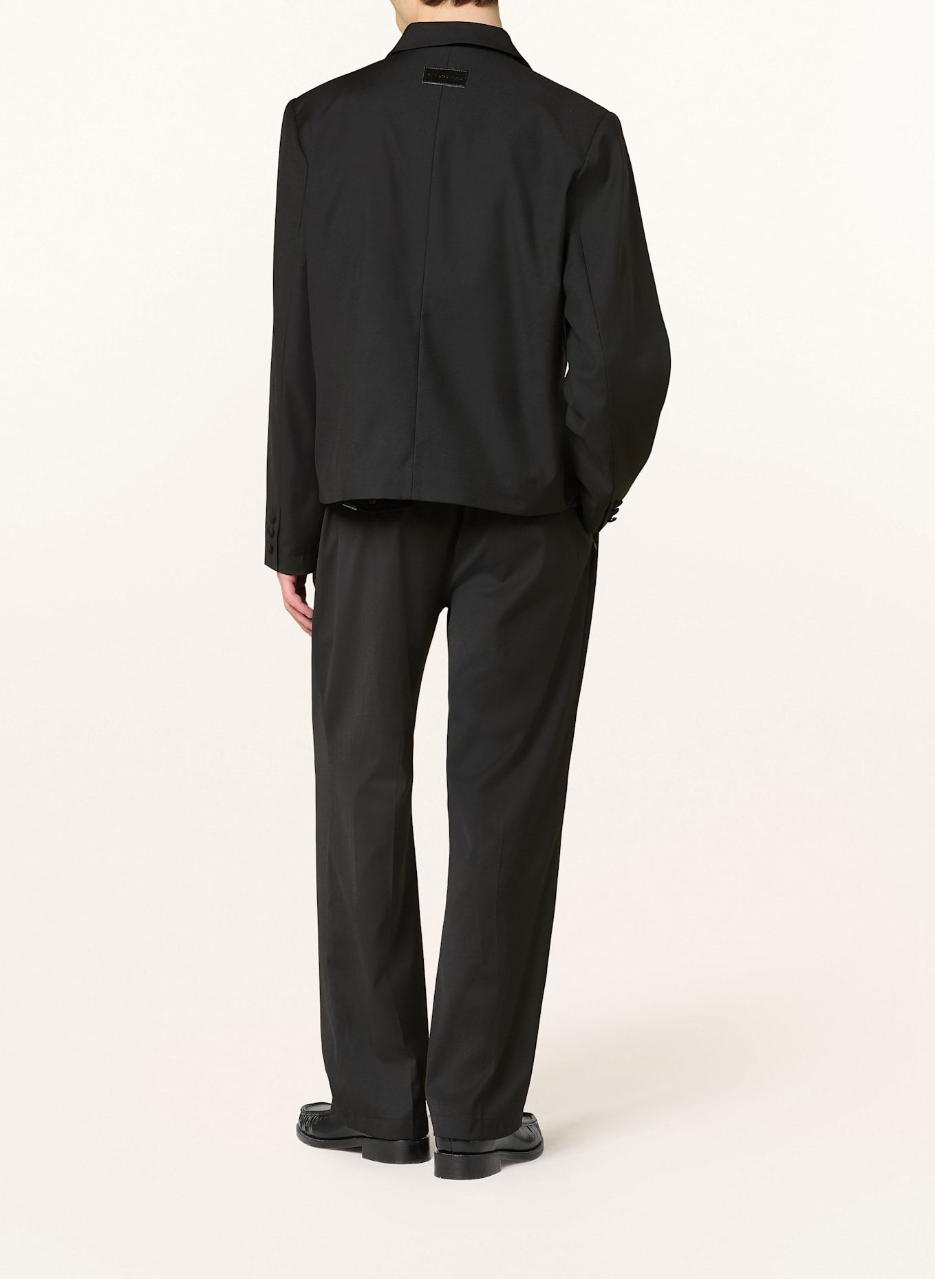 don't waste culture Hose Regular Fit: SCHWARZ