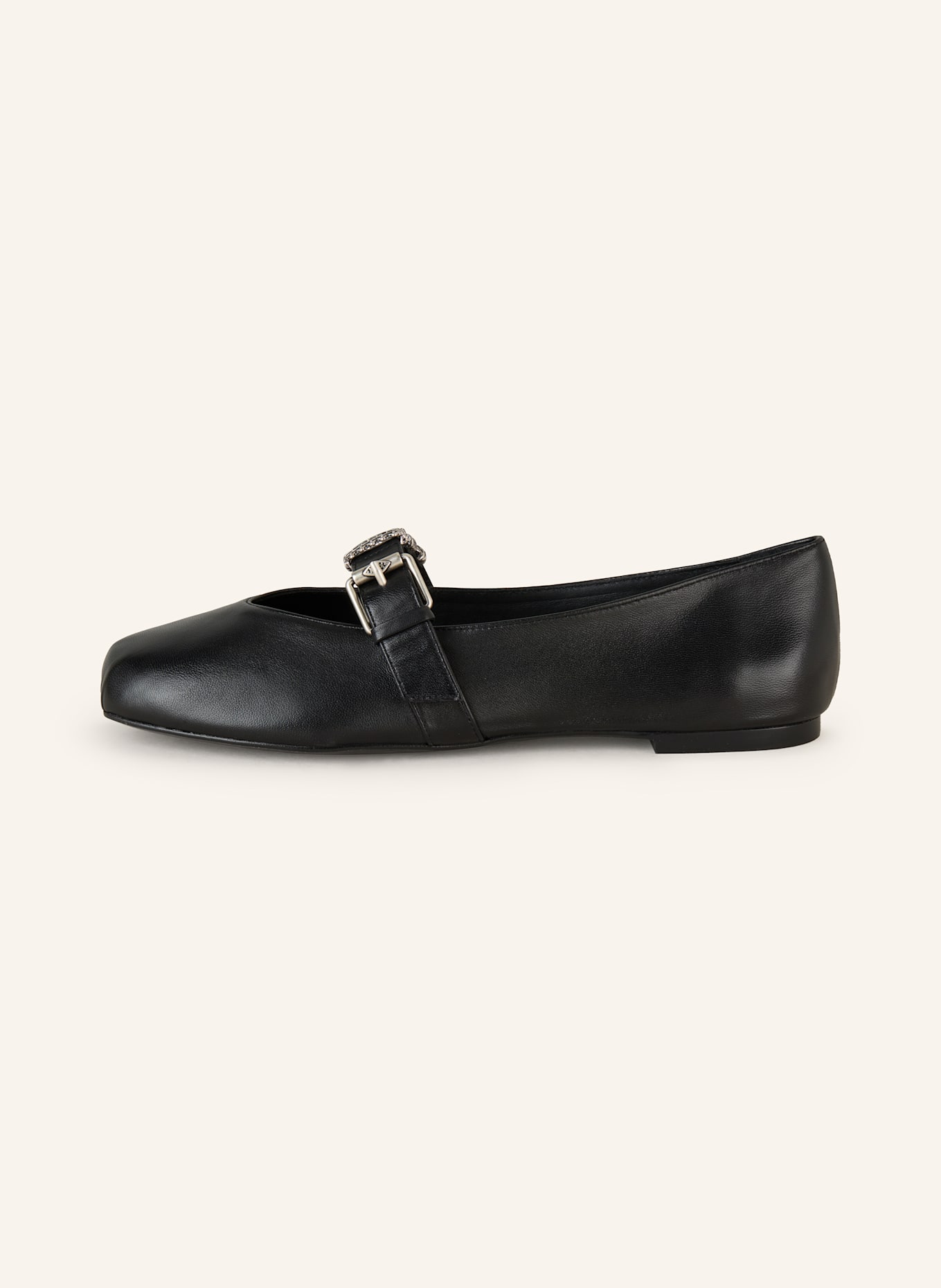 ba&sh Mary-Jane-Ballerinas: SCHWARZ