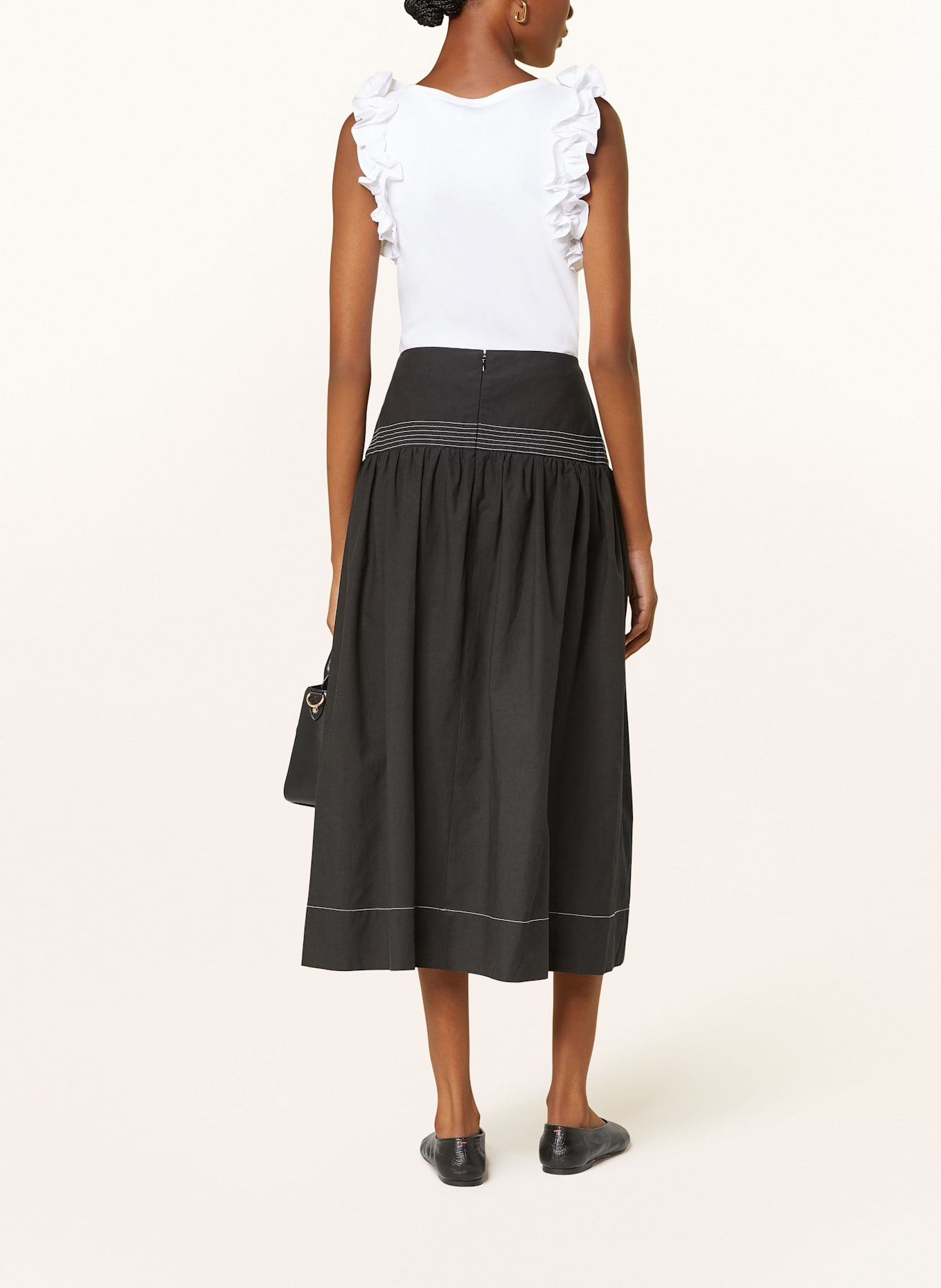 CLAUDIE PIERLOT Rock, Farbe: SCHWARZ (Bild 3)