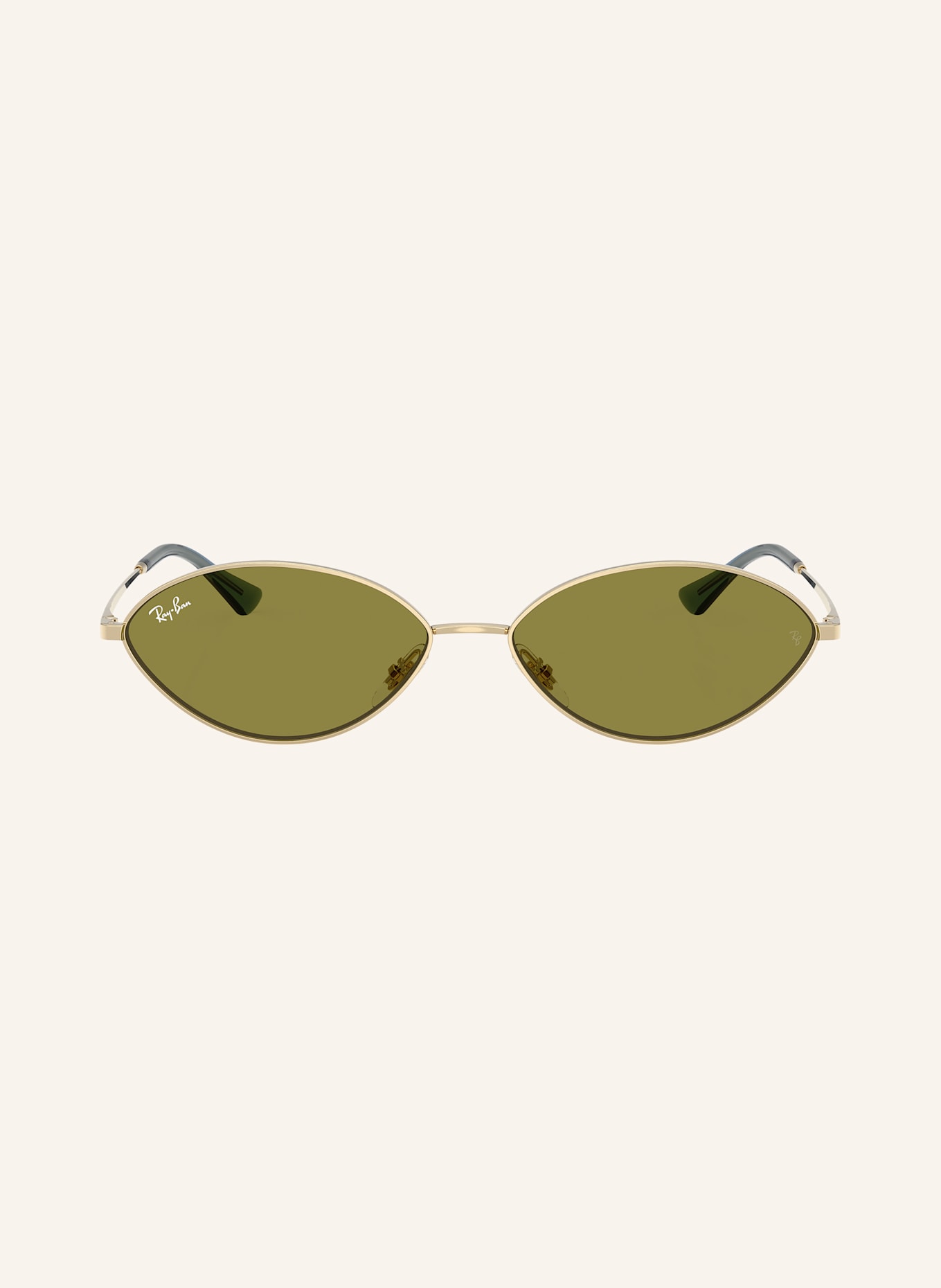 Ray-Ban Sonnenbrille RB3757: 9213/2 - SILBER/ GRÜN