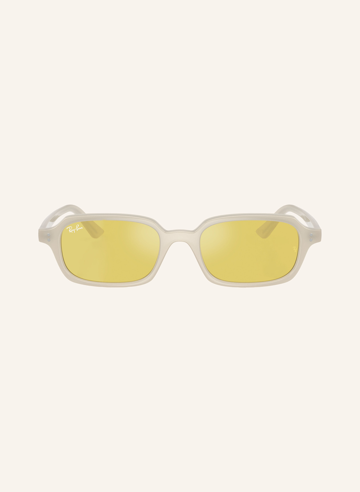 Ray-Ban Sunglasses RB4455: 68086D - WHITE/ YELLOW