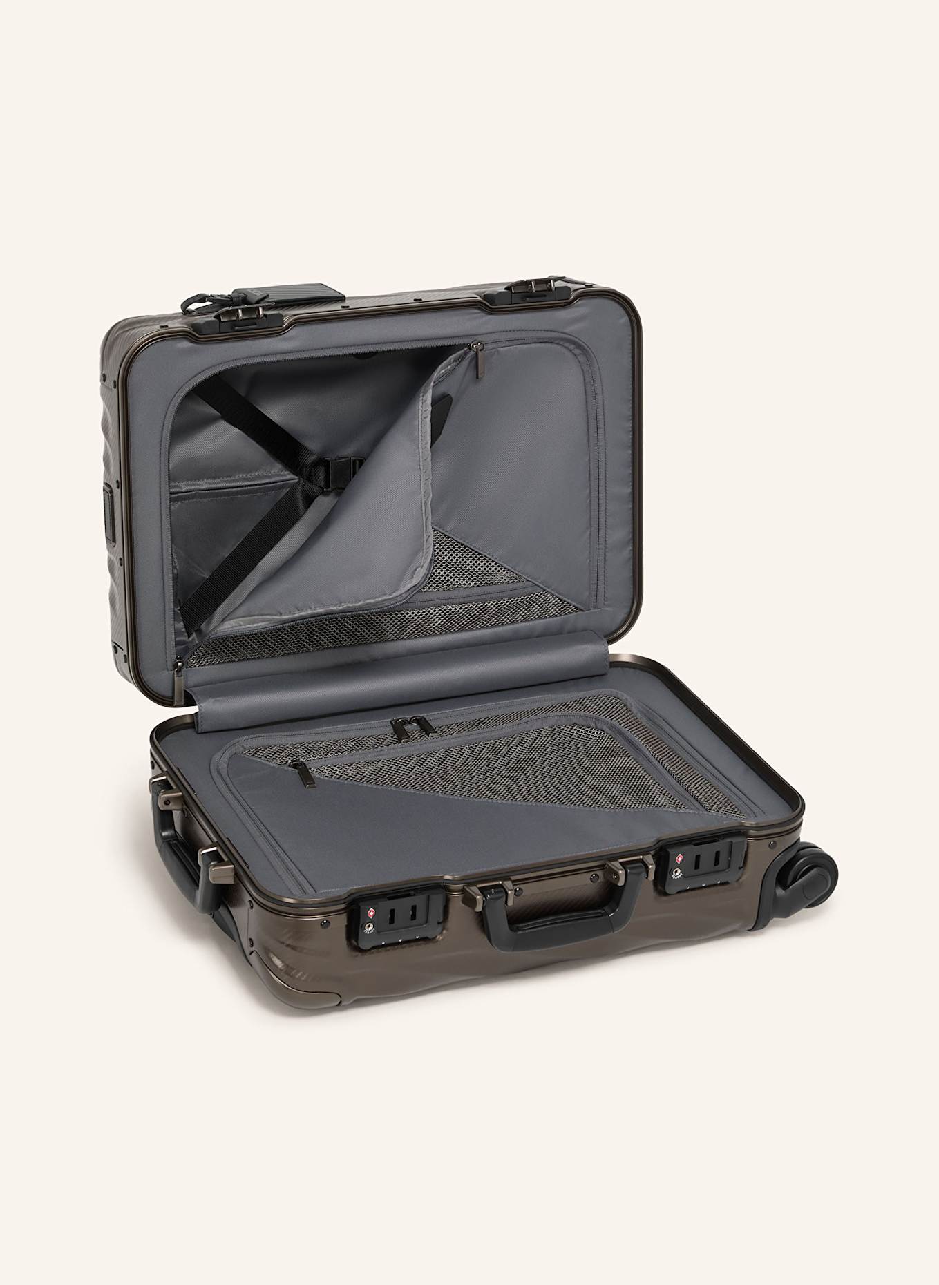 TUMI 19 DEGREE ALUMINIUM Trolley INTERNATIONAL: GRAU