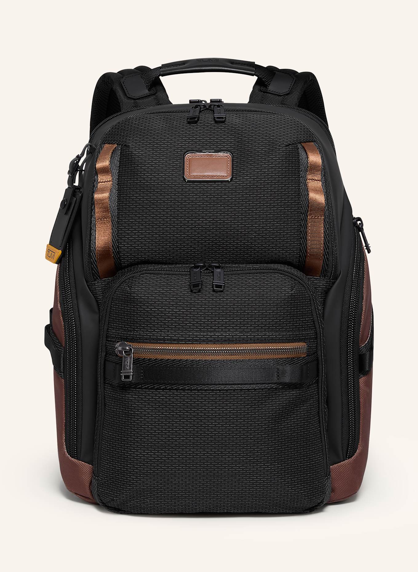 TUMI ALPHA BRAVO Rucksack SEARCH BACKPACK mit Laptop-Fach: SCHWARZ / BRAUN
