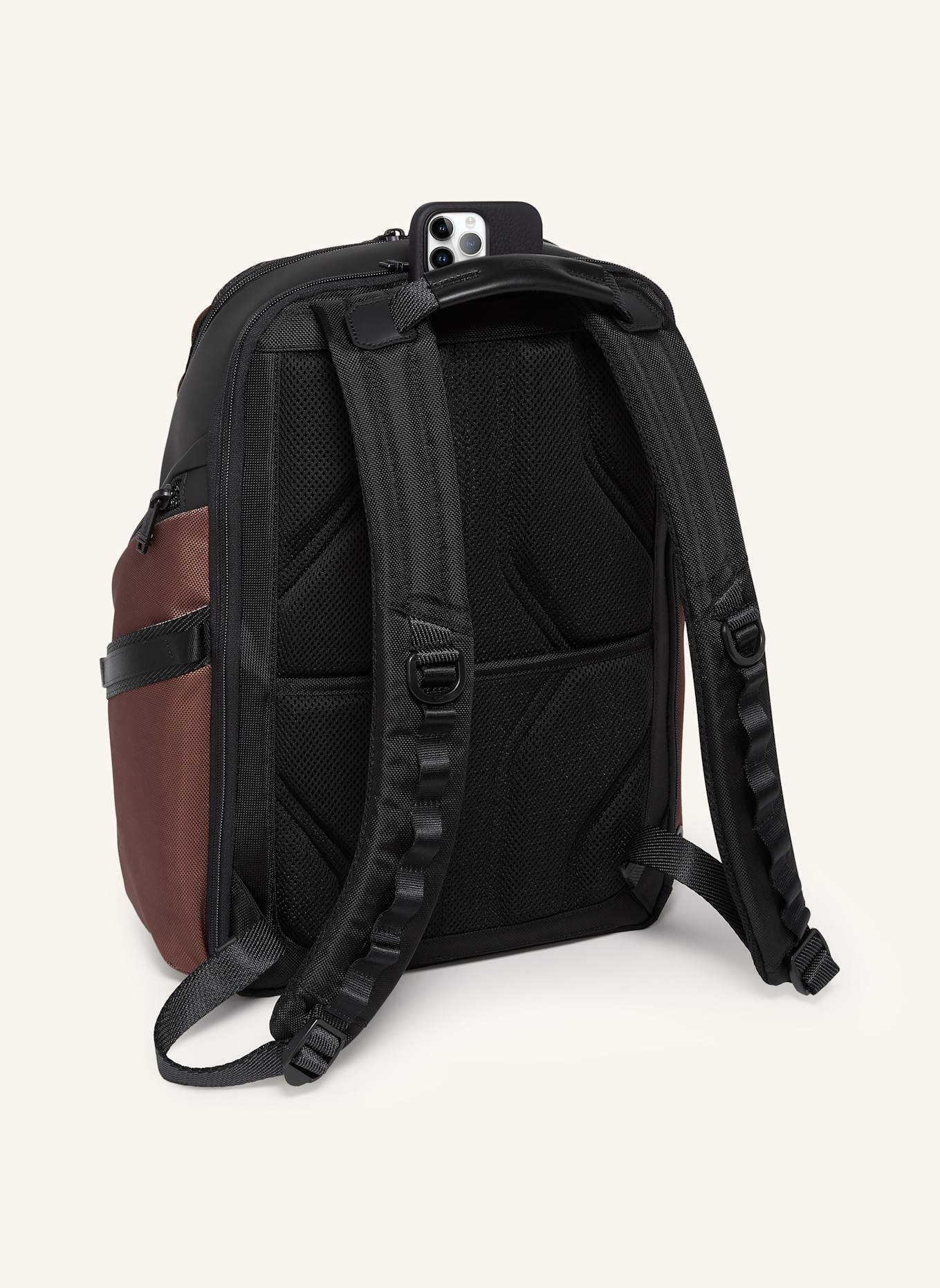 TUMI ALPHA BRAVO Rucksack SEARCH BACKPACK mit Laptop-Fach: SCHWARZ / BRAUN