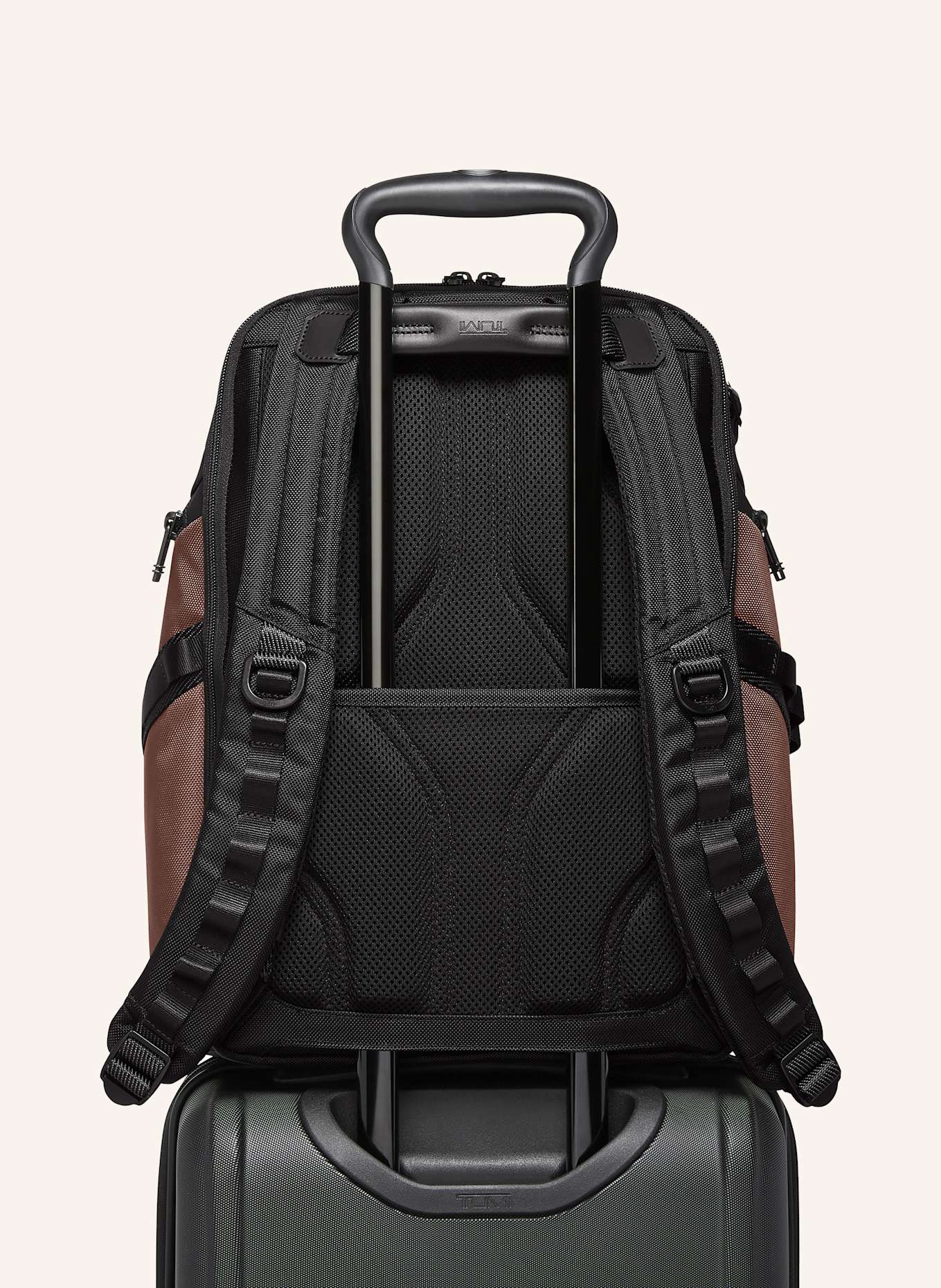 TUMI ALPHA BRAVO Rucksack SEARCH BACKPACK mit Laptop-Fach: SCHWARZ / BRAUN