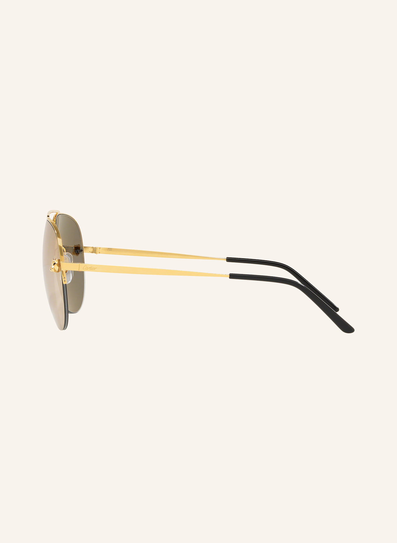 Cartier Sonnenbrille 6L001357: 2390B1 - GOLD VERSPIEGELT
