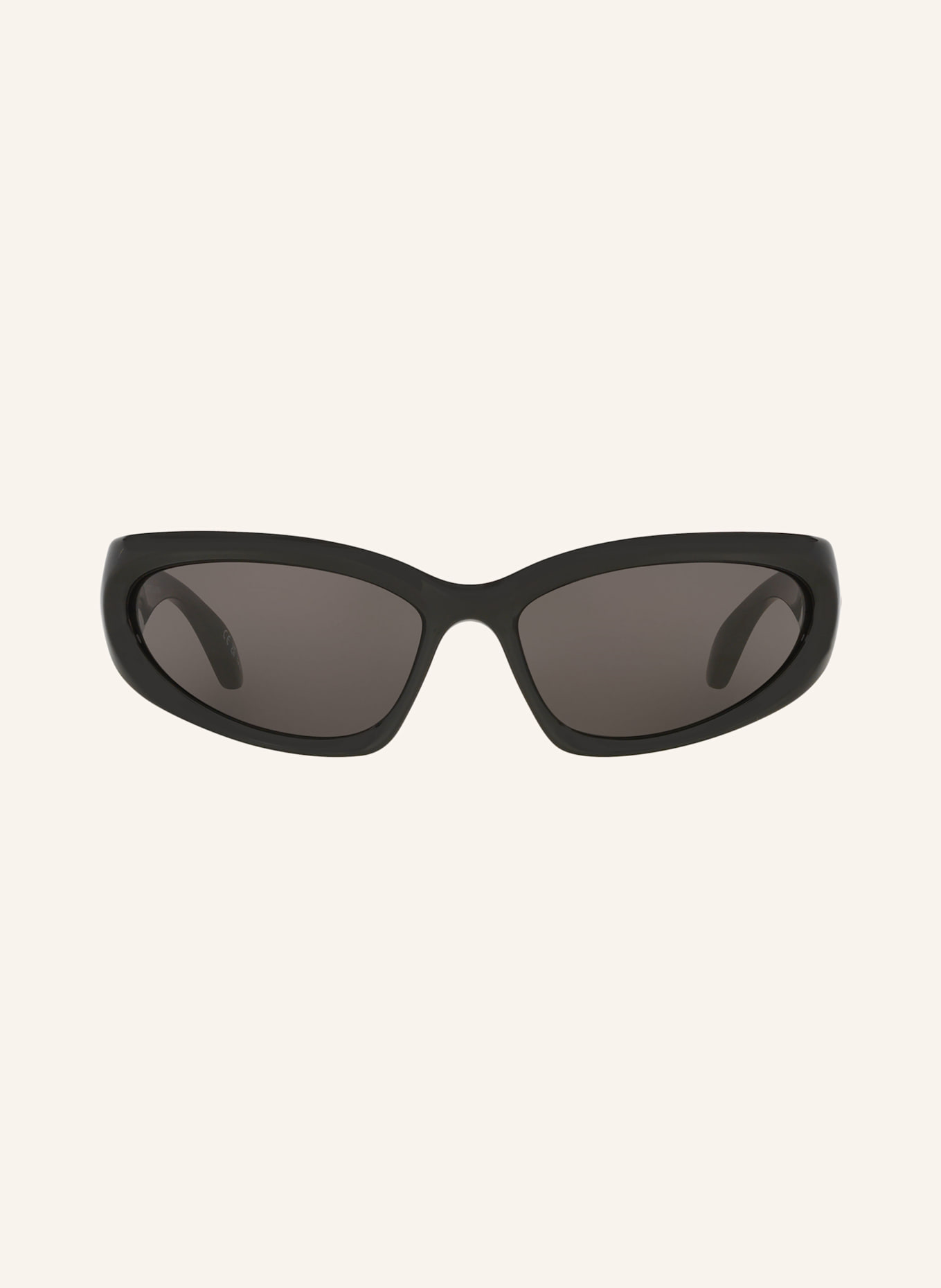 BALENCIAGA Okulary przeciwsłoneczne BB0157S: 1100L1 – CZARNY/ CIEMNOSZARY