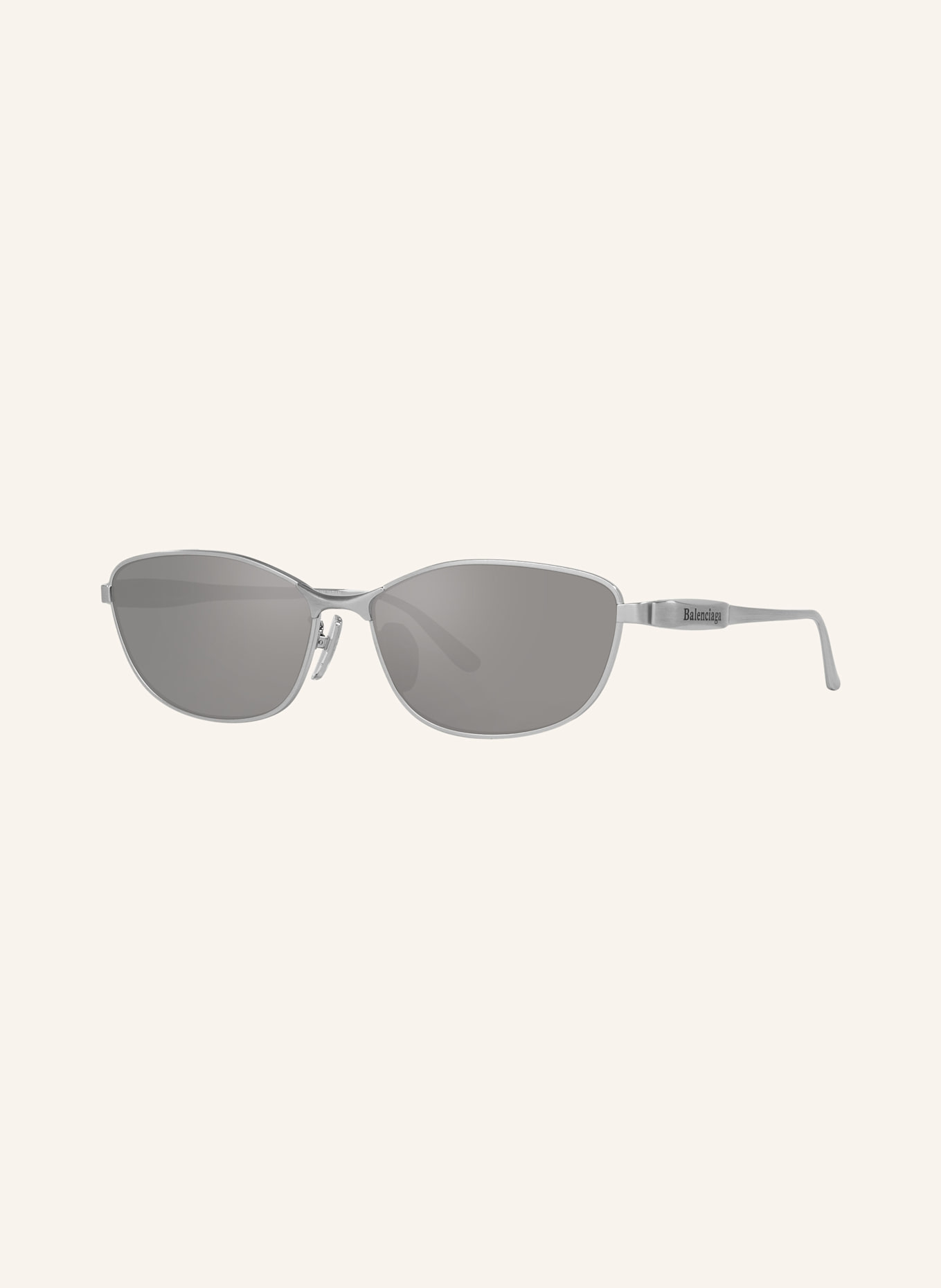 BALENCIAGA Okulary przeciwsłoneczne 6E000352: 4100V1 – SREBRNY/ CIEMNOSZARY