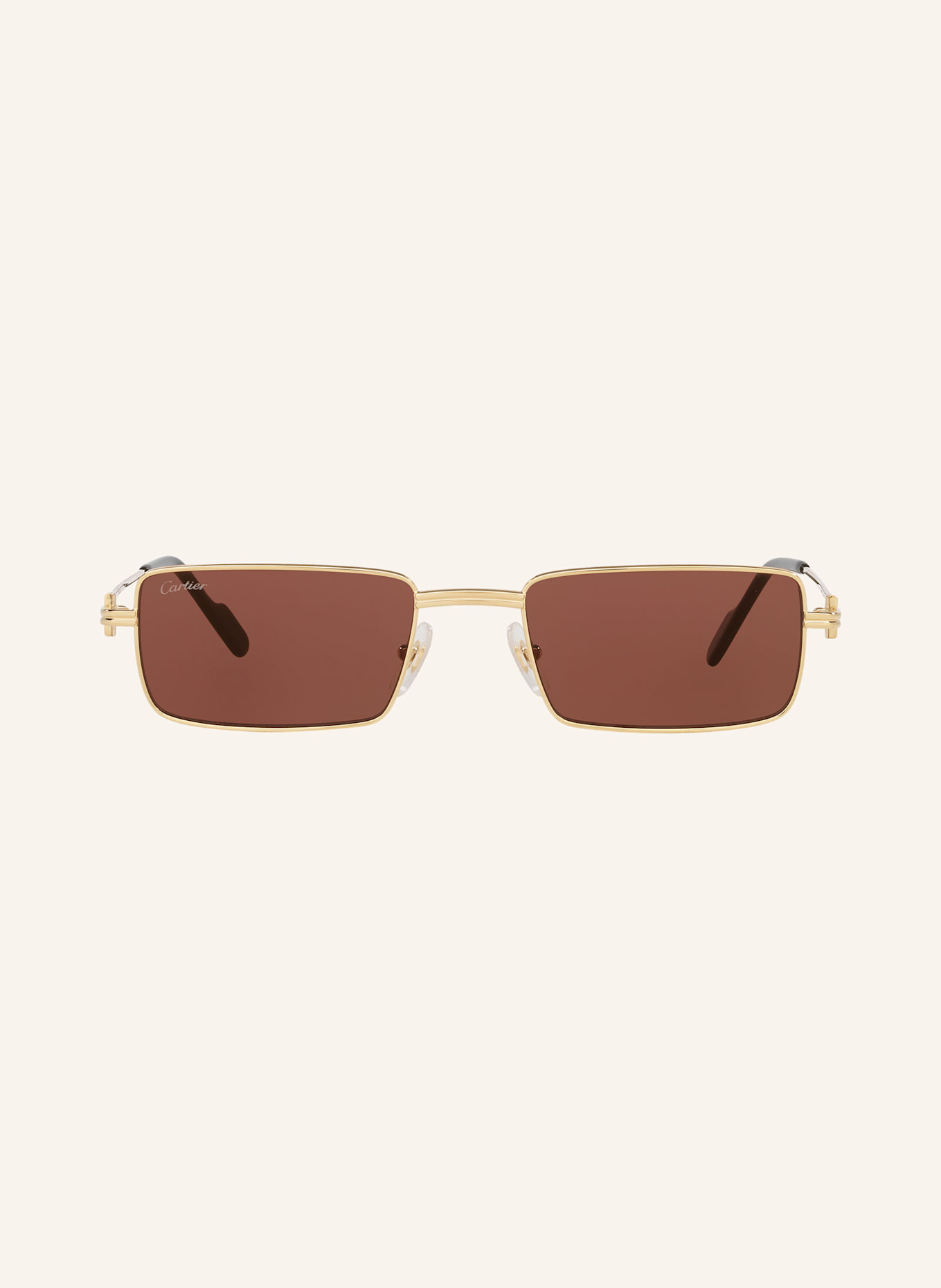 Cartier Sonnenbrille 6L001764: 2390U1 - GOLD/ BRAUN