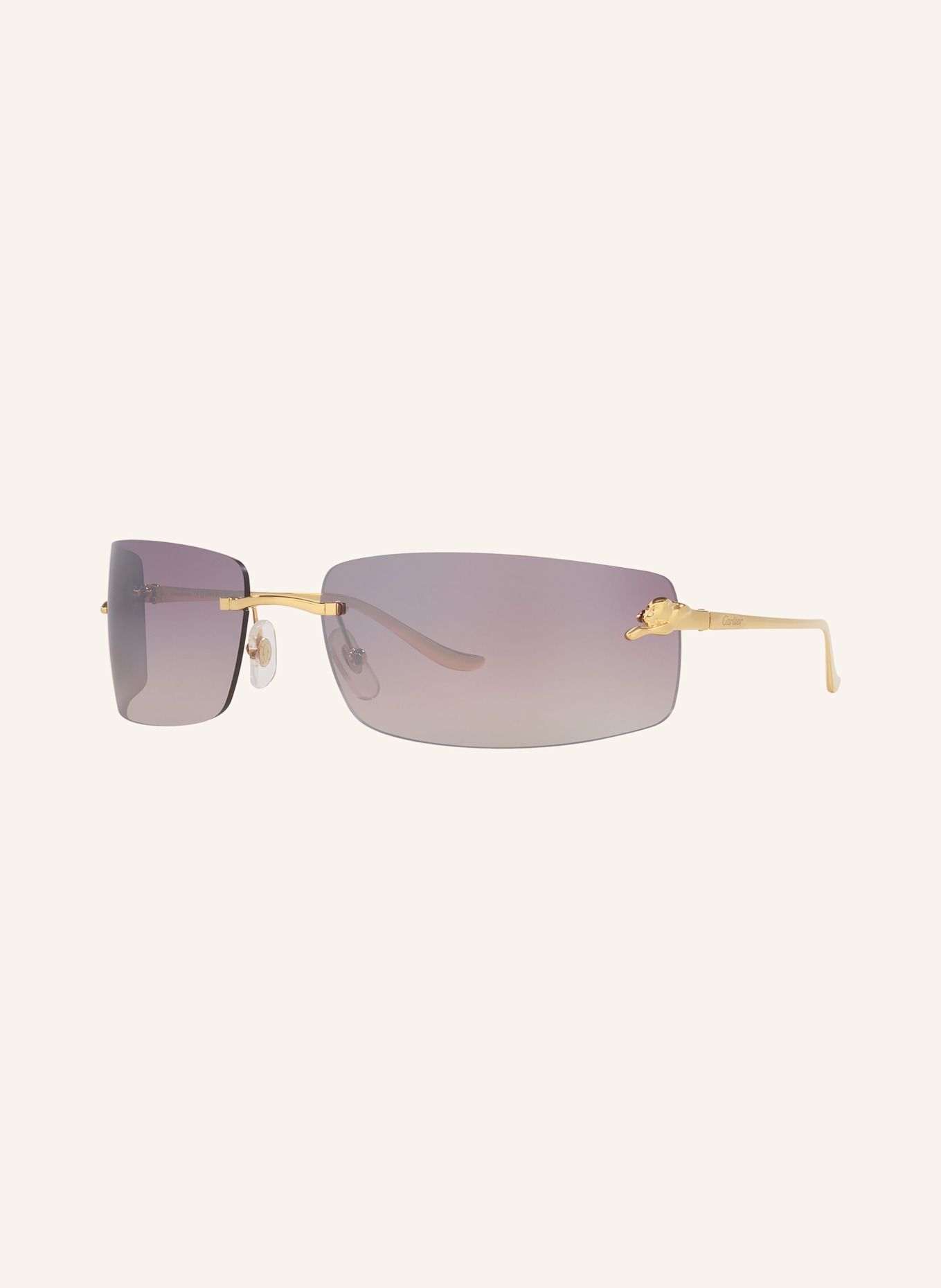 Cartier Sonnenbrille 6L001766: 2300U1- GOLD/ LILA