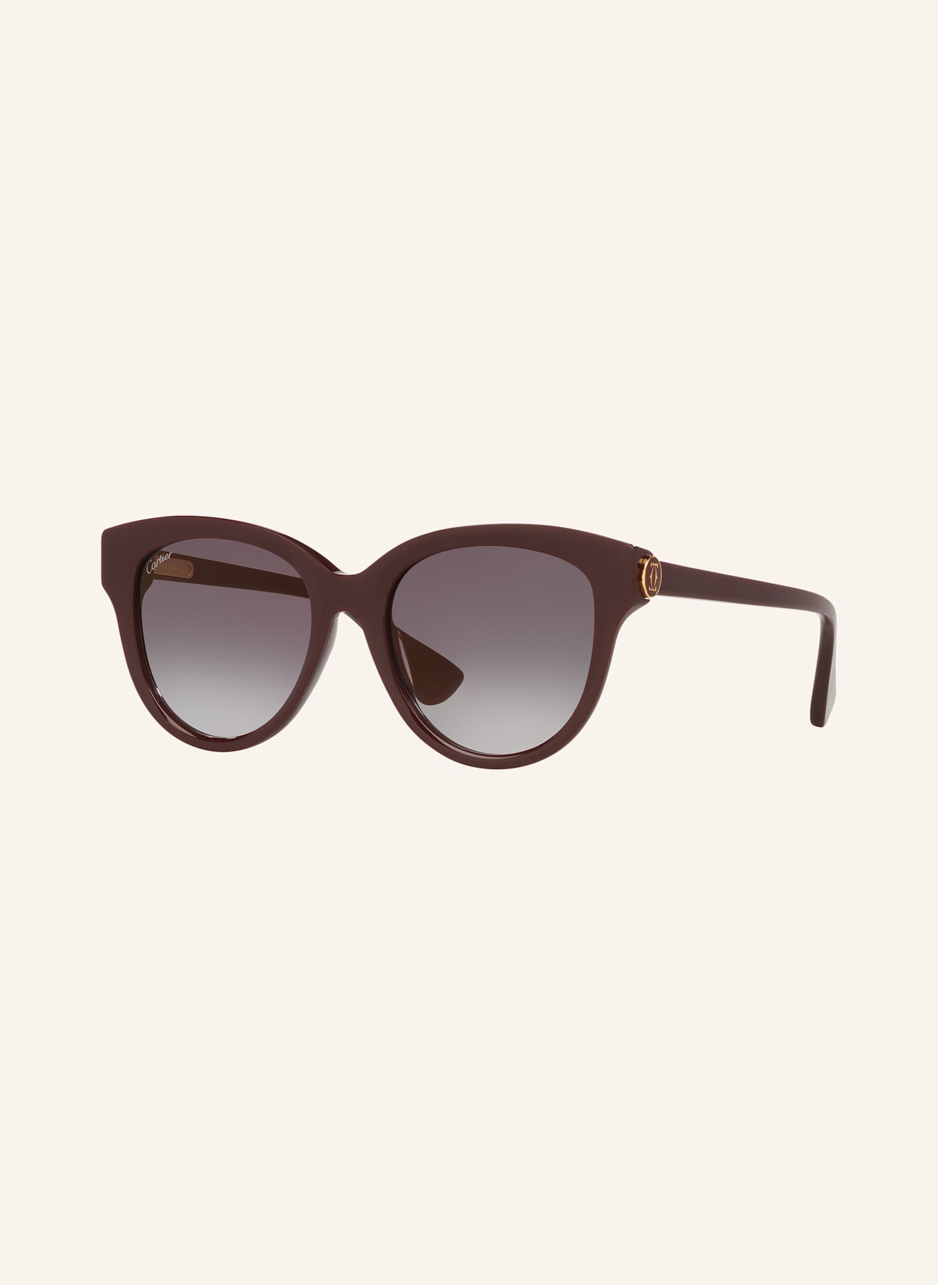 Cartier Sonnenbrille 6L001769: 2000L1 - DUNKELROT/ GRAU