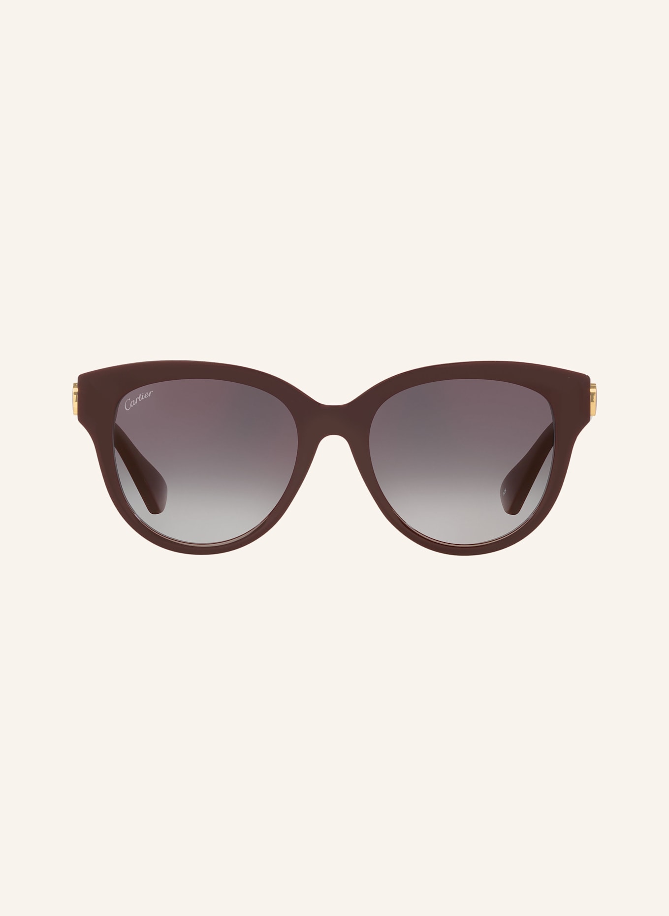 Cartier Sonnenbrille 6L001769: 2000L1 - DUNKELROT/ GRAU