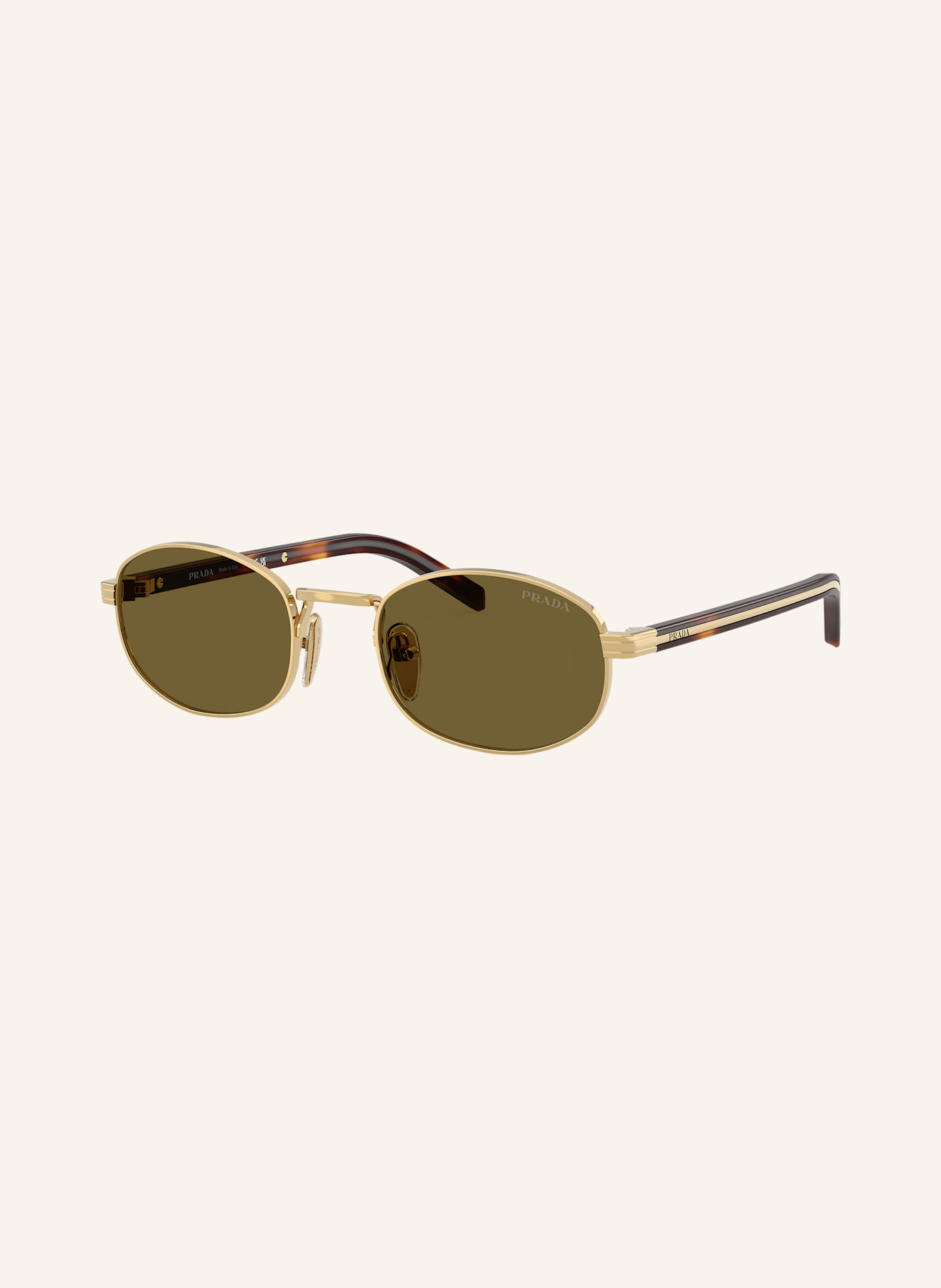 PRADA Sonnenbrille PR B53S: 5AK09Z - GOLD/ BRAUN