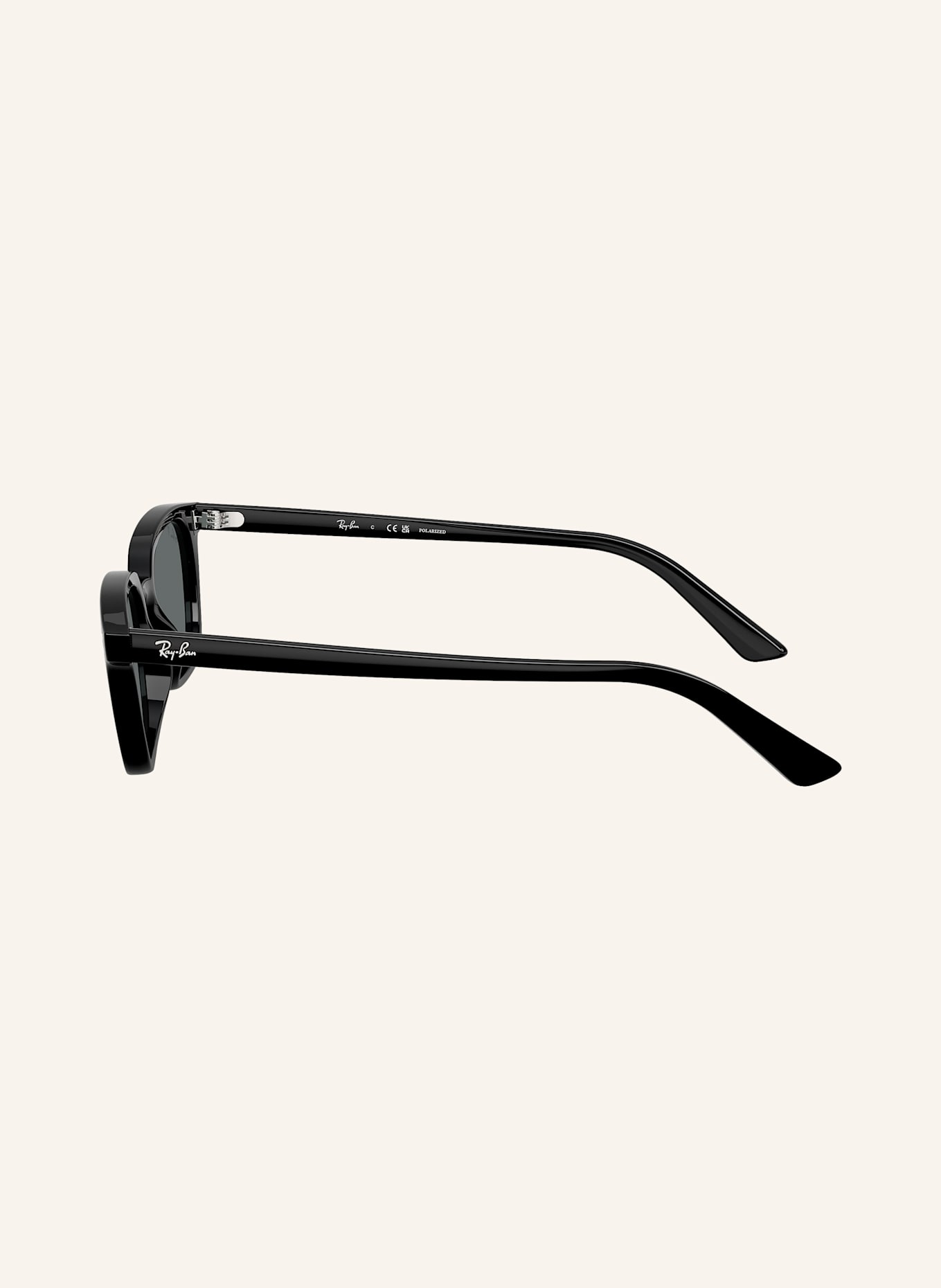 Ray-Ban Lunettes de soleil RB4456: 667781 - NOIR/ GRIS FONCÉ POLARISÉ