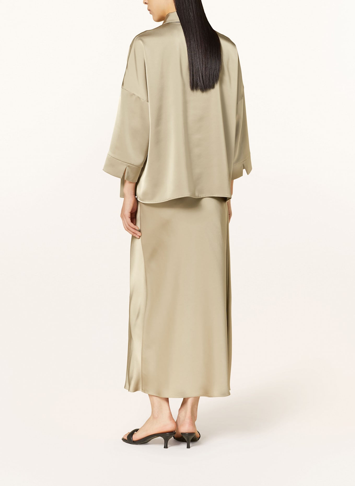 MAX & Co. Satinrock MUSCHIO: KHAKI