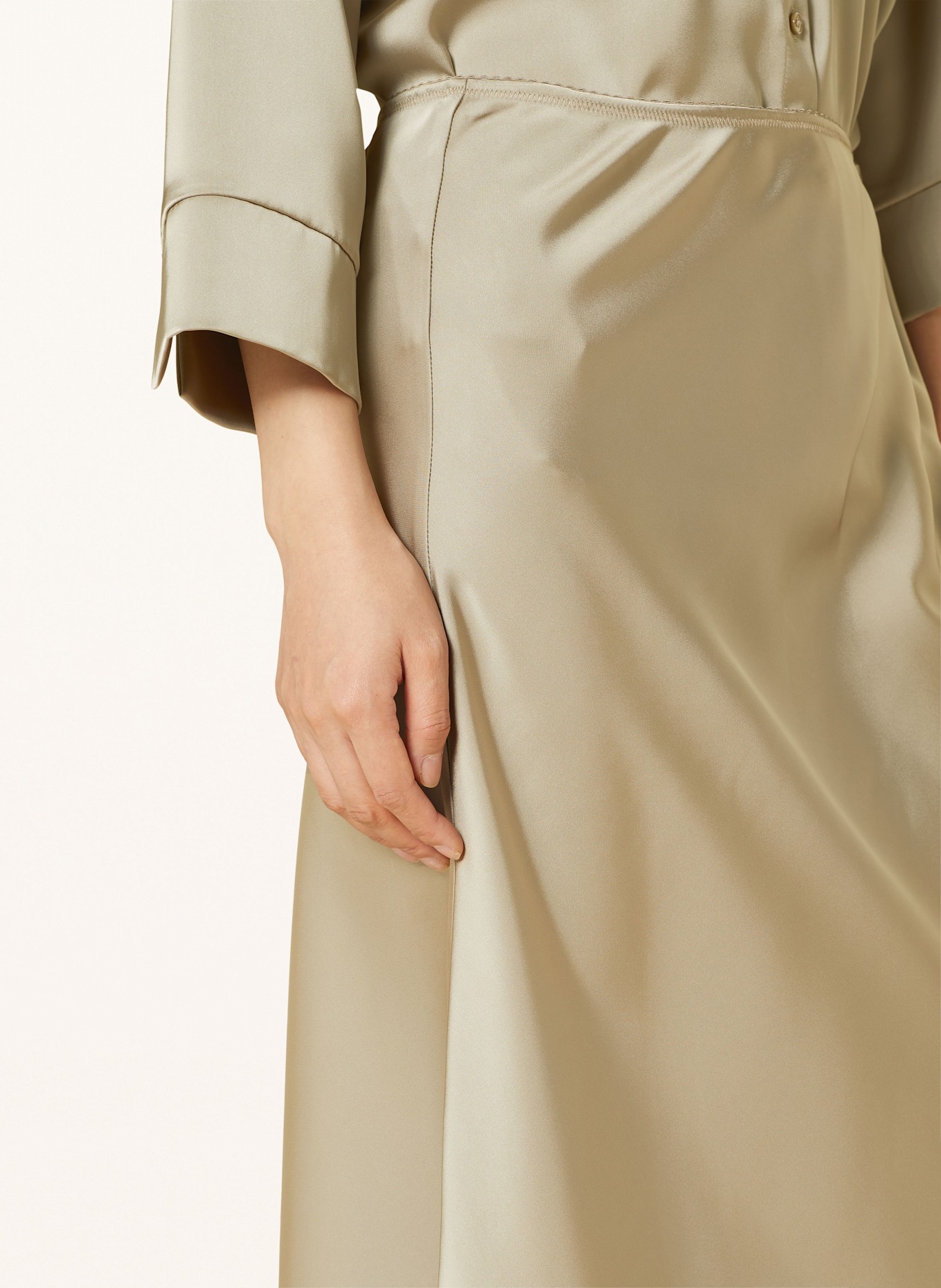 MAX & Co. Satinrock MUSCHIO: KHAKI