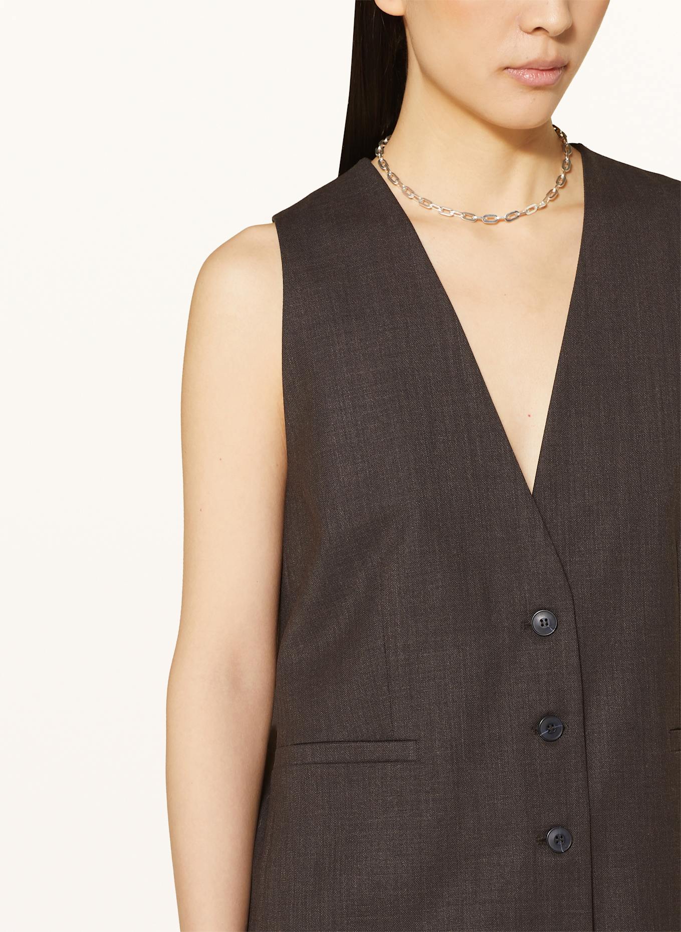 MAX & Co. Blazer vest COLOR: BLACK