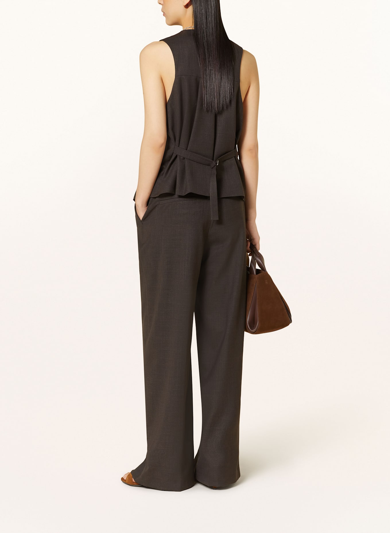 MAX & Co. Marlenehose VACANZE: SCHWARZ