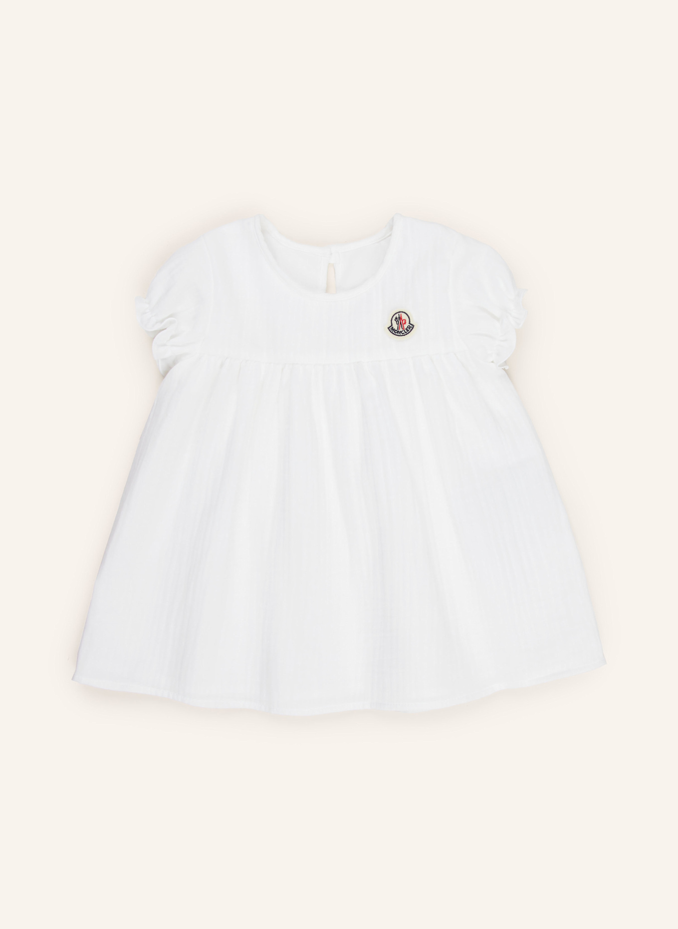 MONCLER enfant Musselinkleid: WEISS