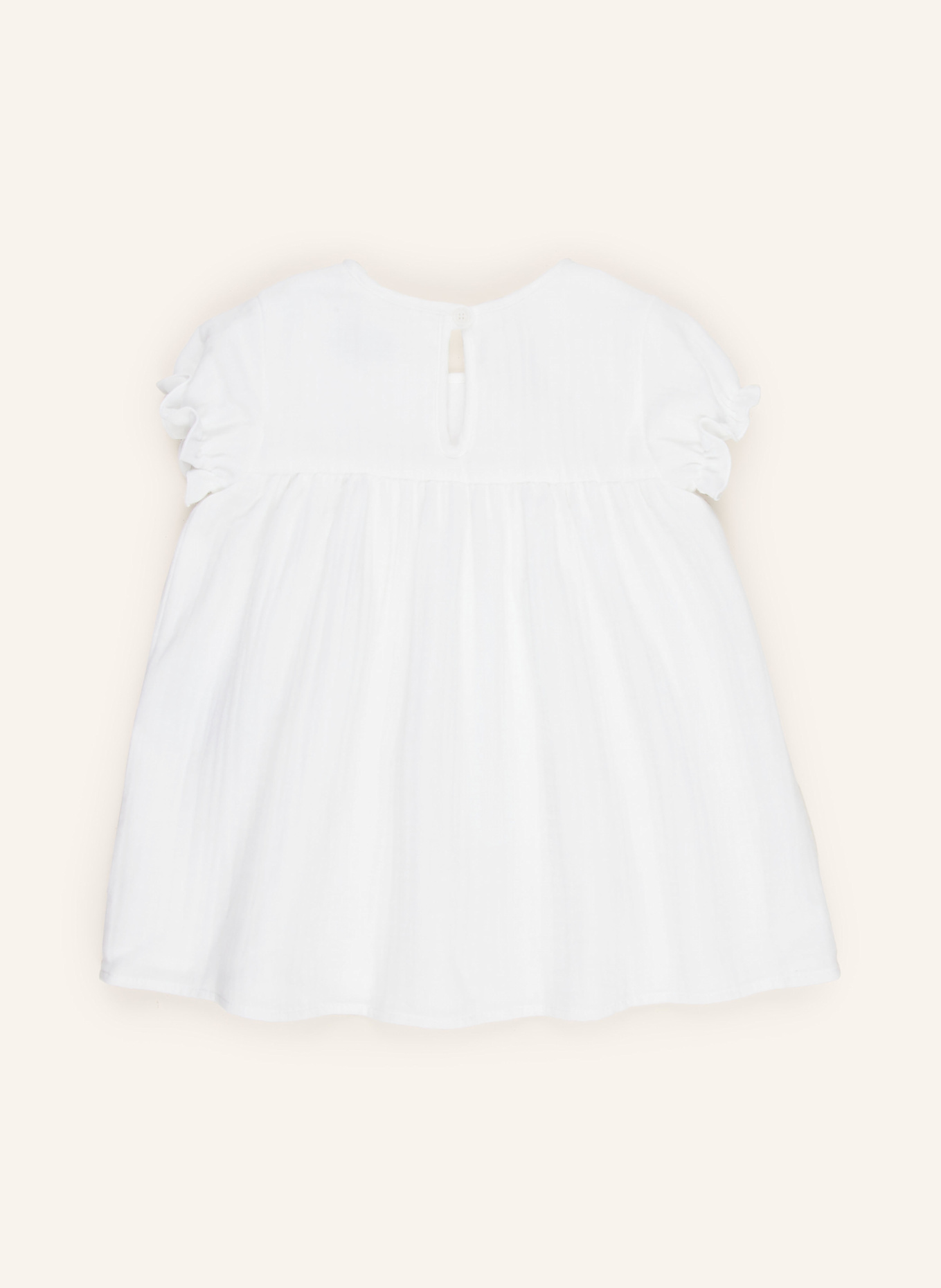 MONCLER enfant Musselinkleid: WEISS