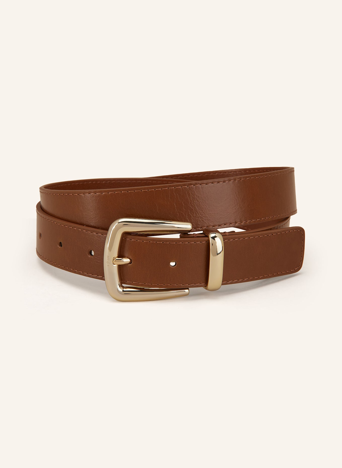 maje Pasek z imitacji skóry: BRĄZOWY