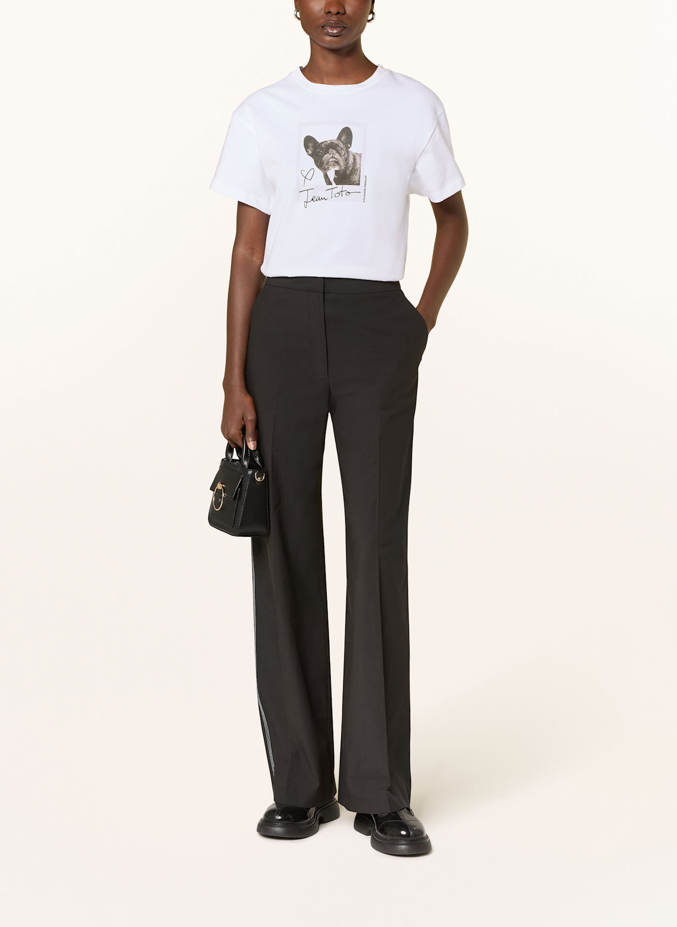 CLAUDIE PIERLOT Hose Paula: SCHWARZ